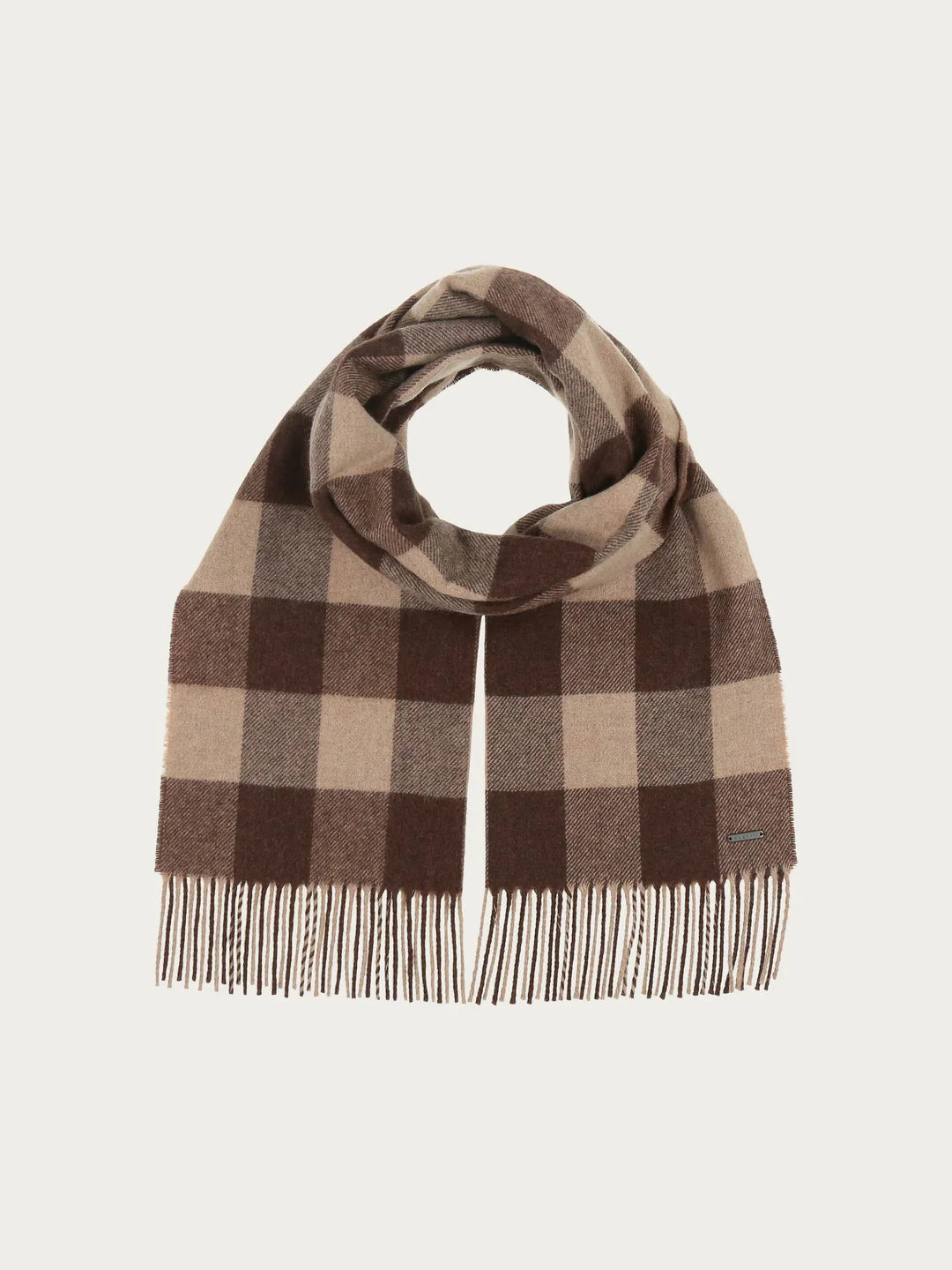 Brown and camel scarf by Bugatti