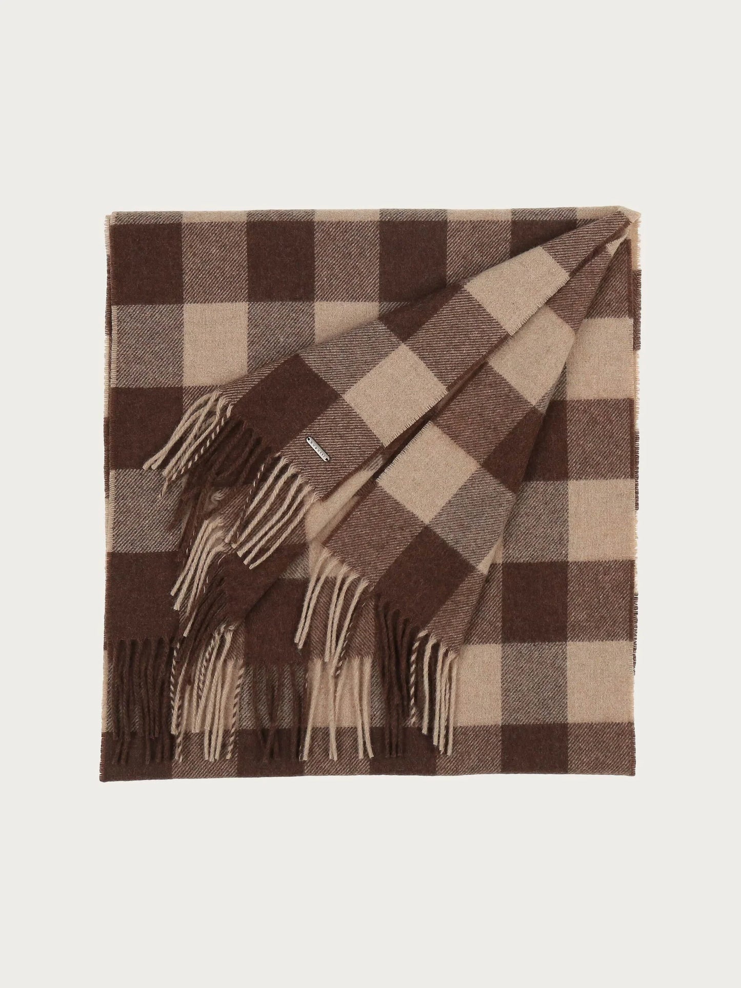Brown and camel scarf by Bugatti