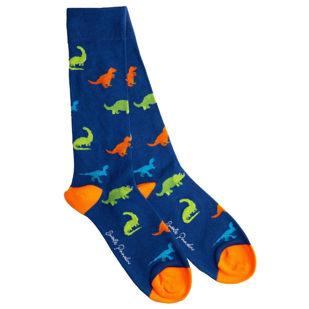 Dinosaur socks by Swole Panda