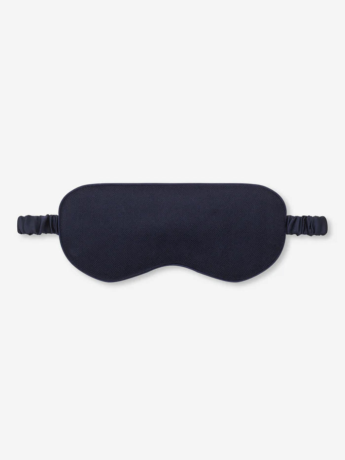 Duke 1 navy sleep mask by Derek Rose
