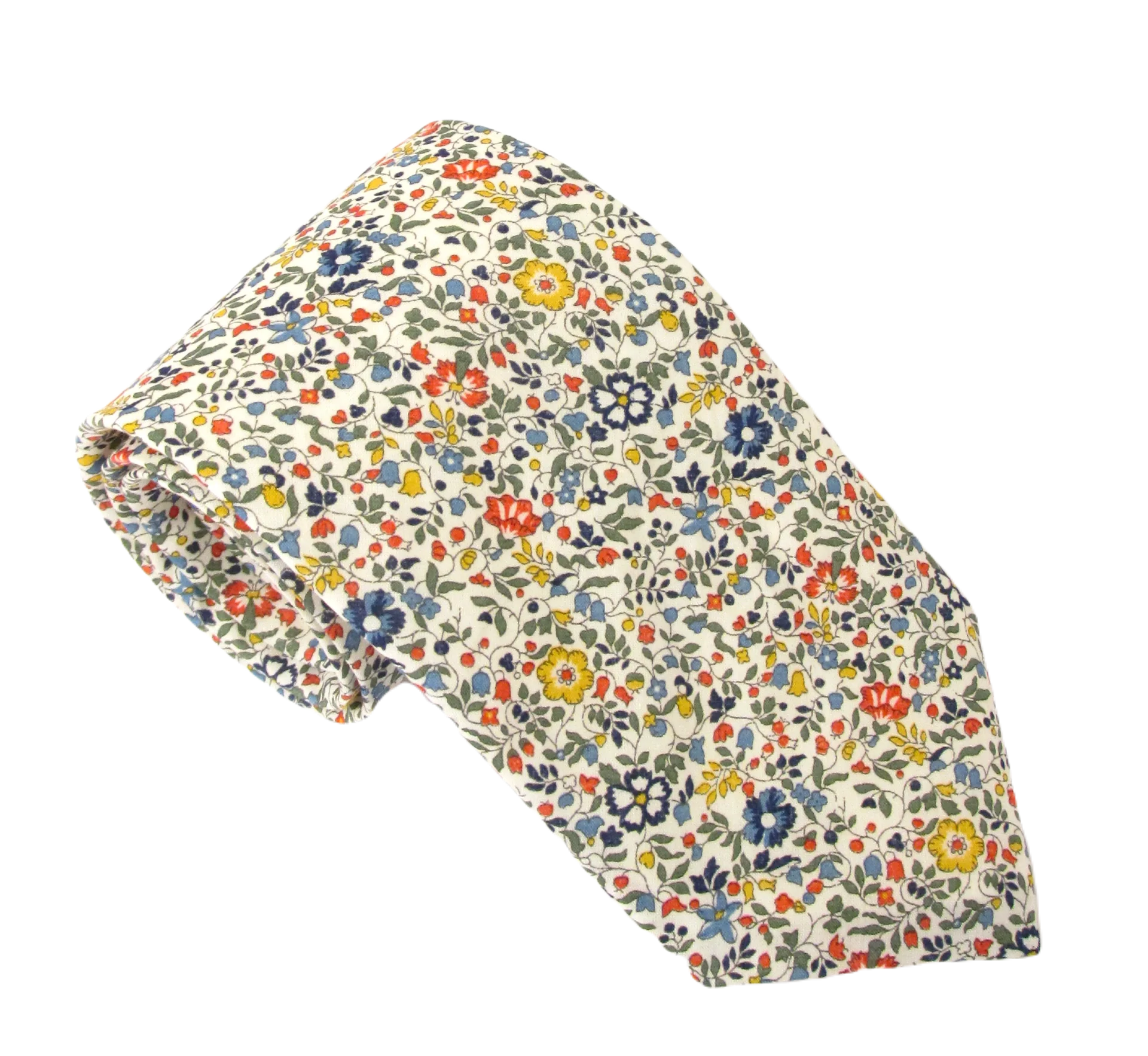 Katie and Millie in multi Liberty fabric tie by Van Buck