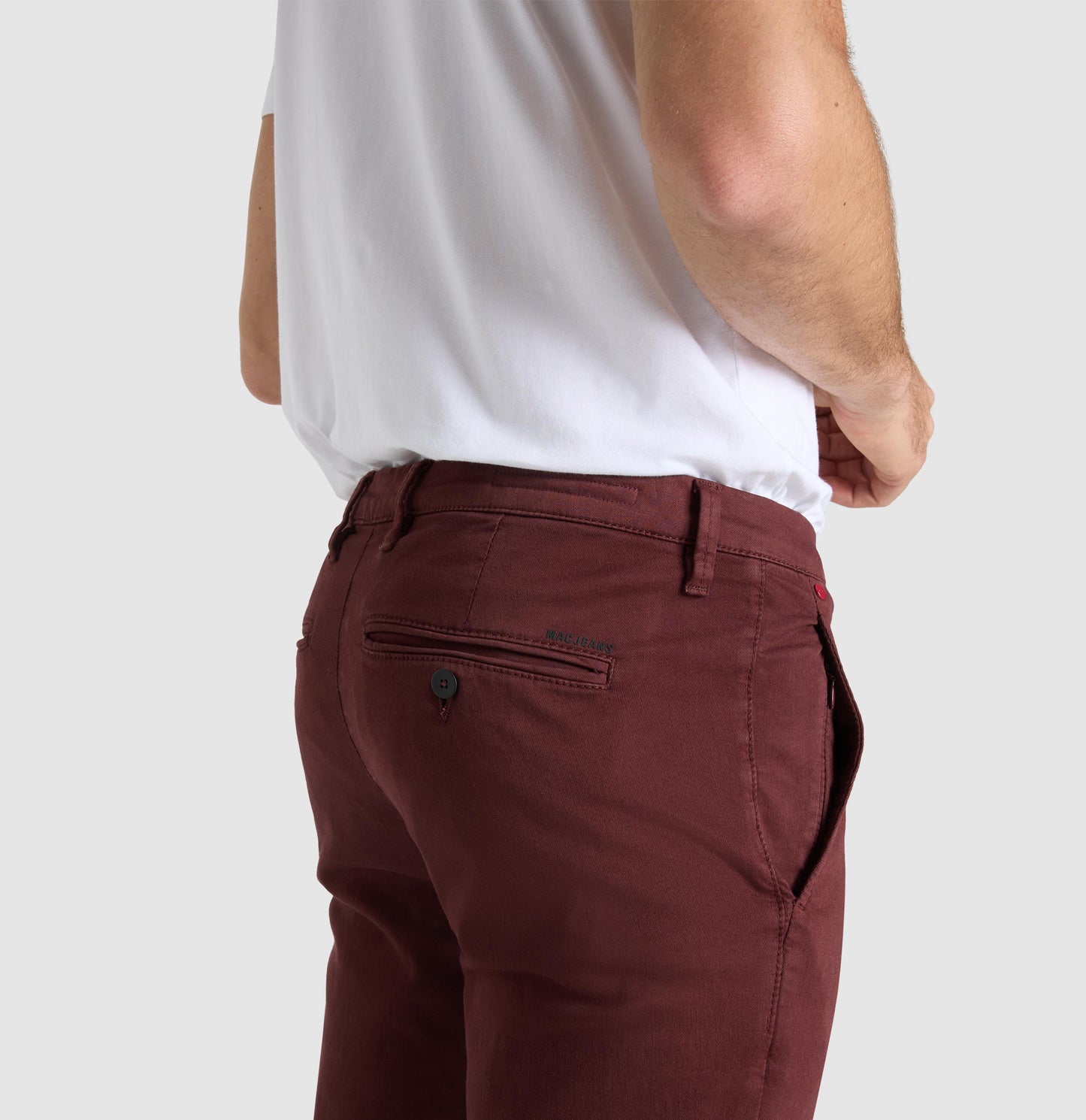 Driver Pants in Burgundy by MAC