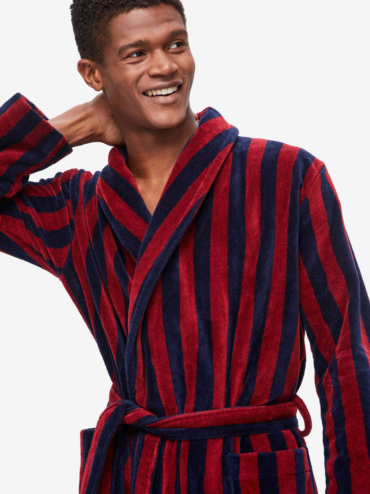 Aston in red and navy by Derek Rose