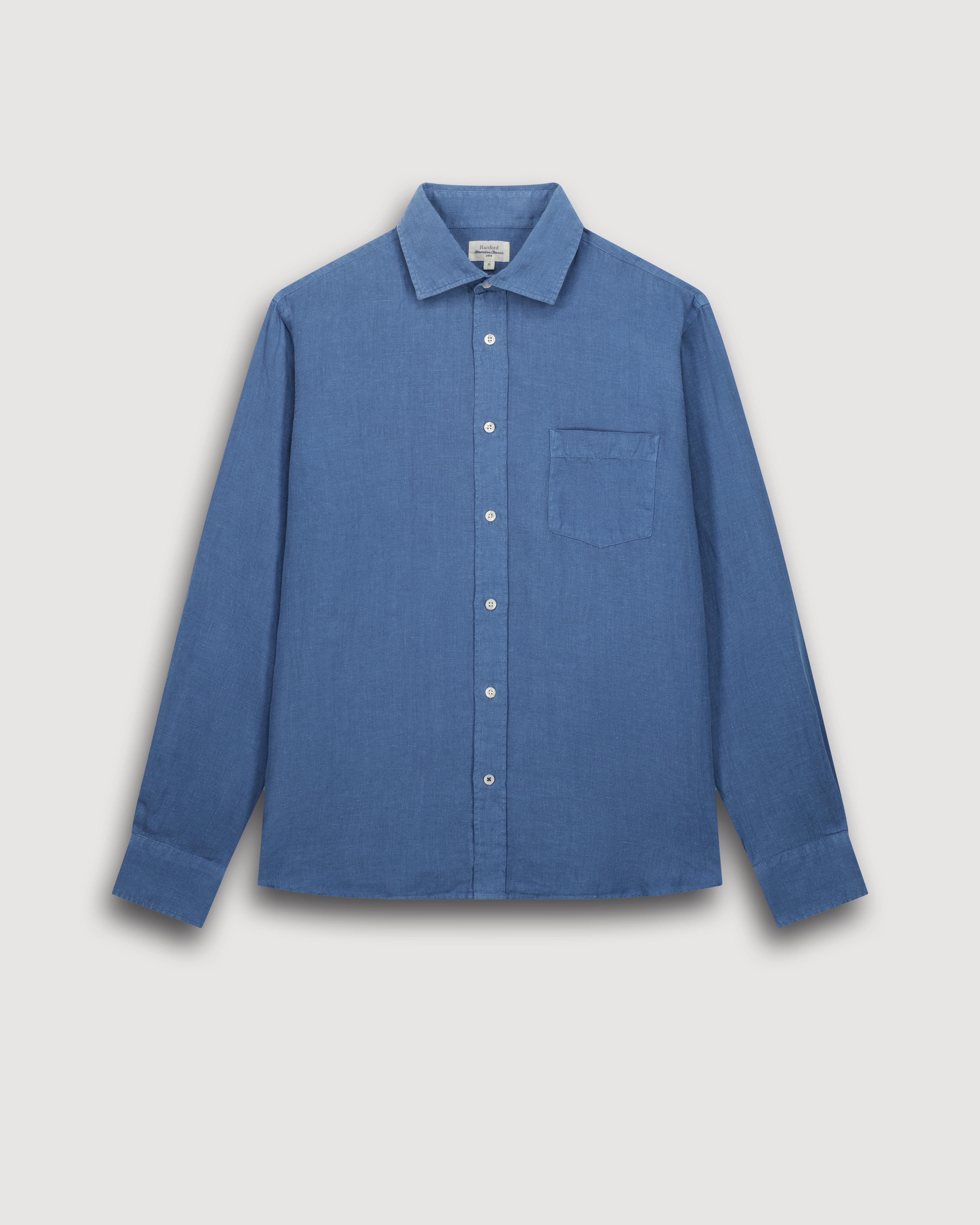 Linen Paul in Denim Blue by Hartford