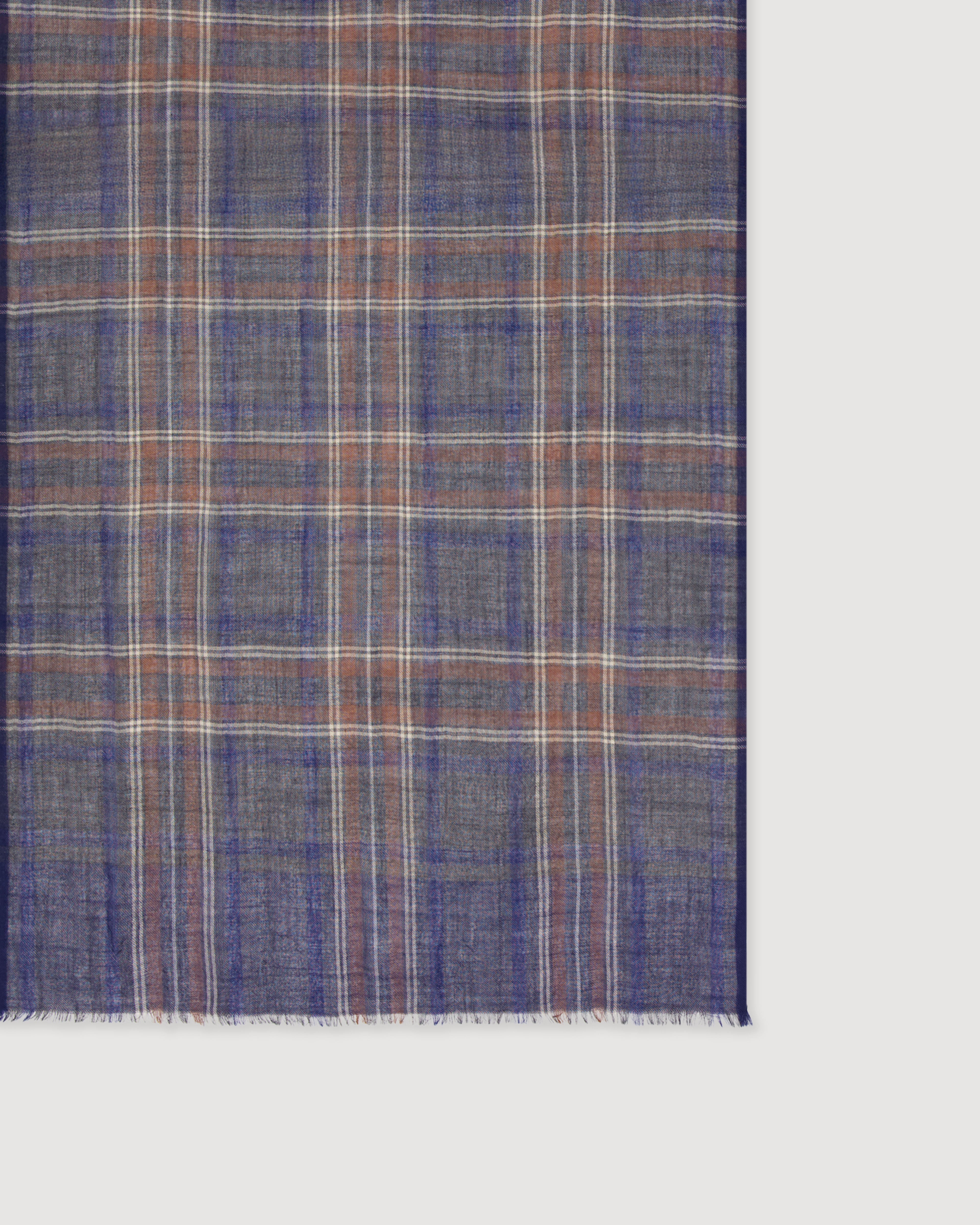 Tartan Wool Scarf by Hartford