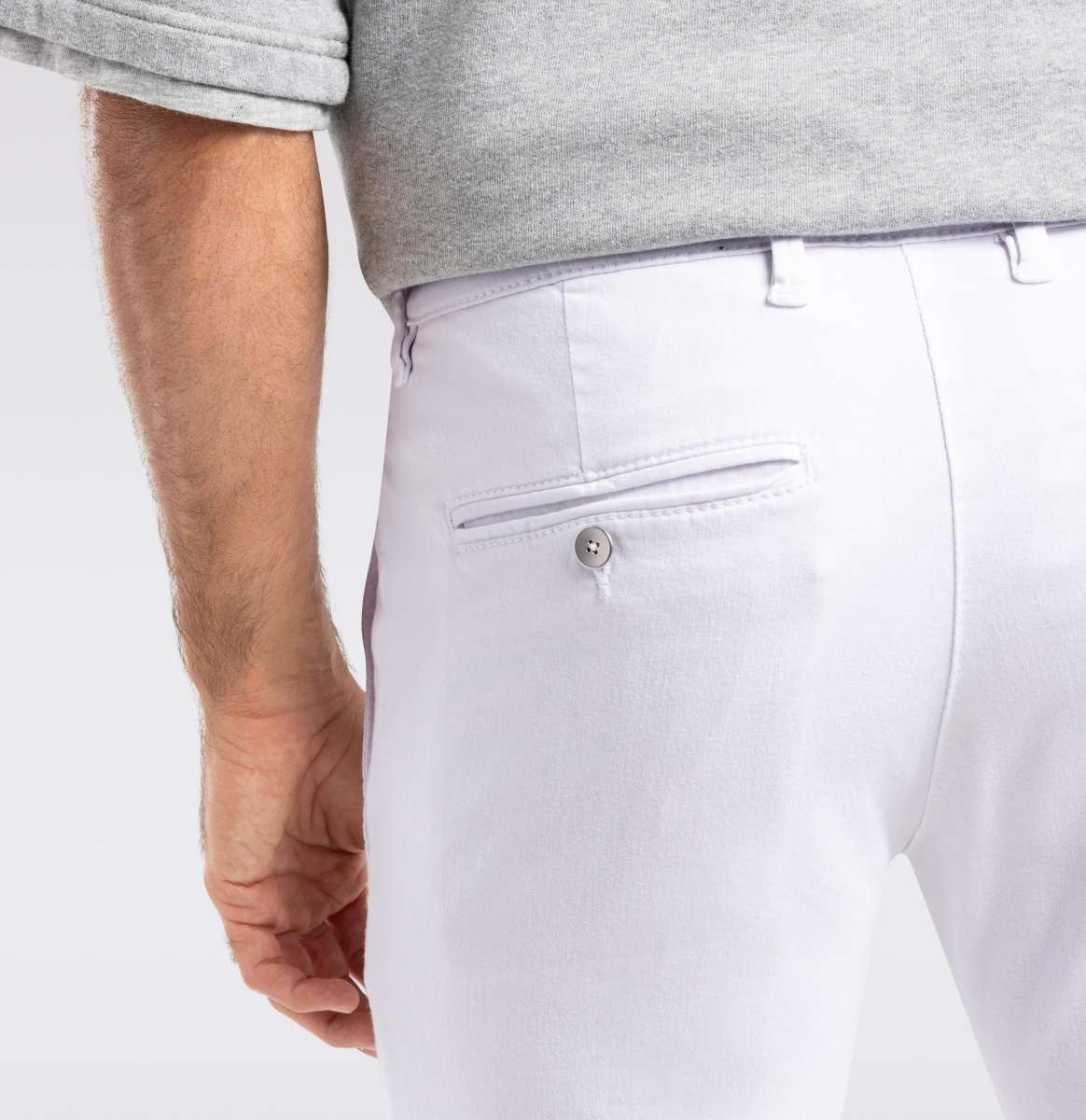Driver Pants in White by MAC