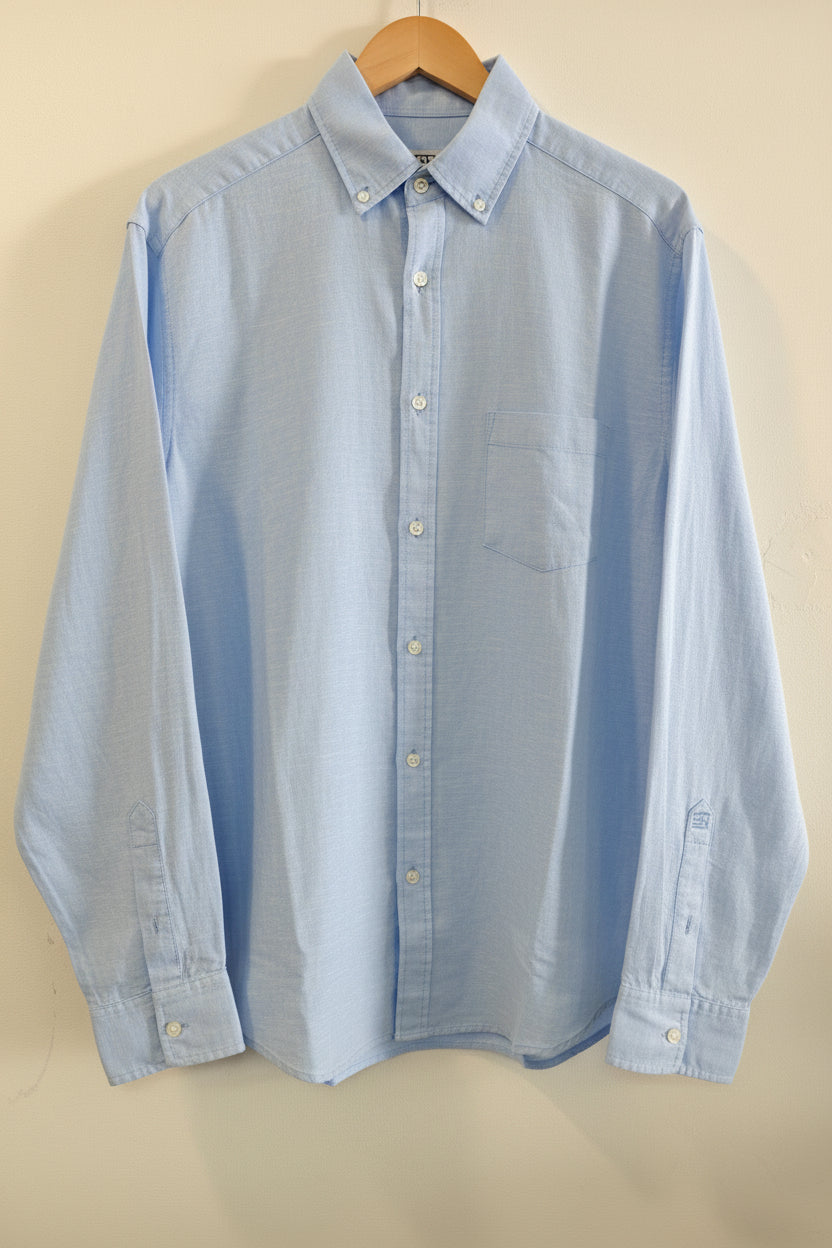 Linen Shirt in Baby Blue by S4