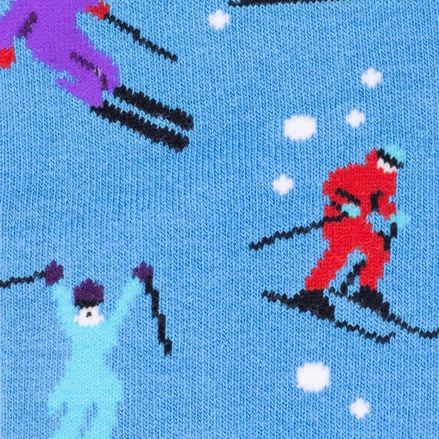 Ski Bamboo Socks in Blue by Swole Panda