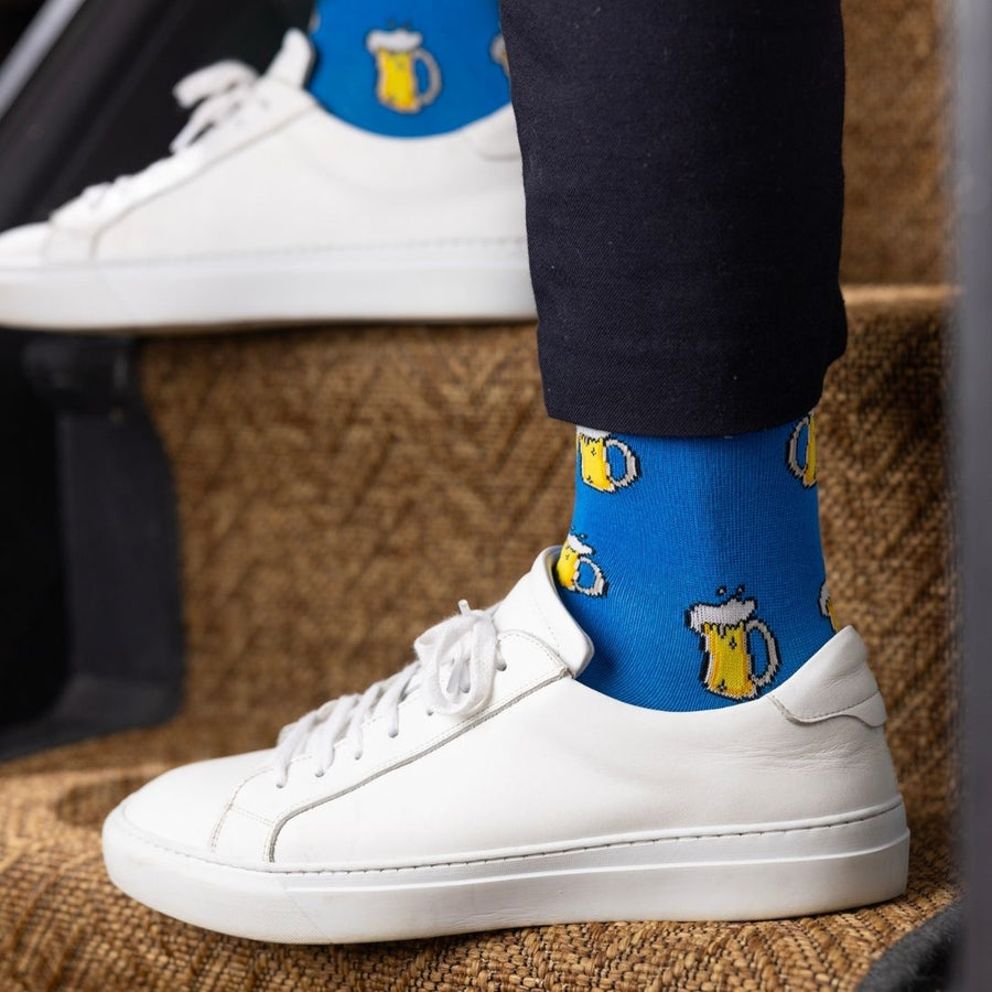 Beer Bamboo Socks by Swole Panda