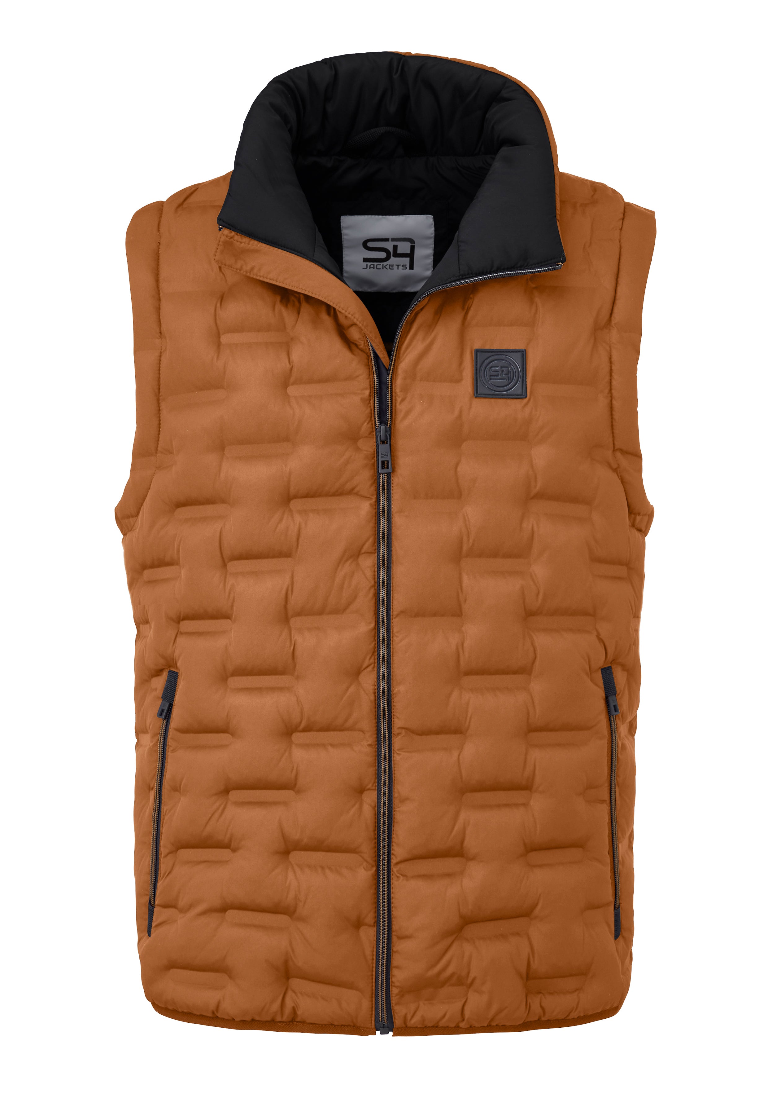 Gilet in Rusty Brown by S4
