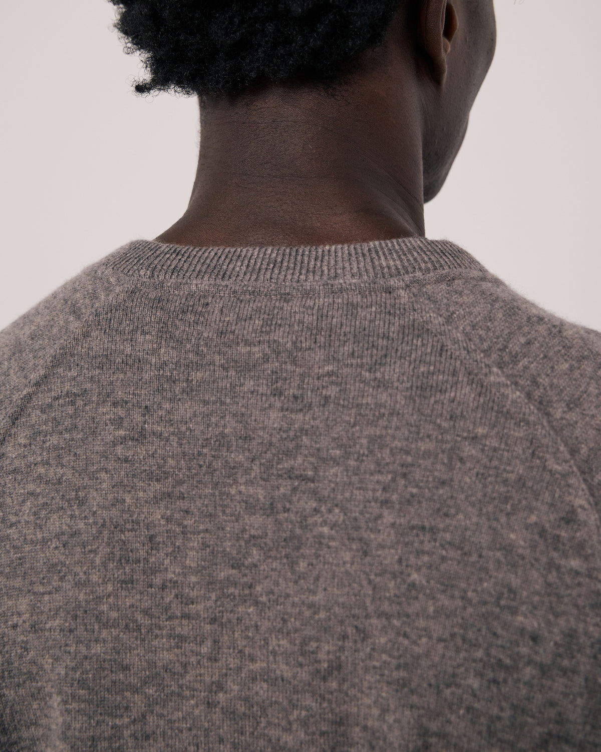 Wool and Cashmere Sweater in Nut by Hartford