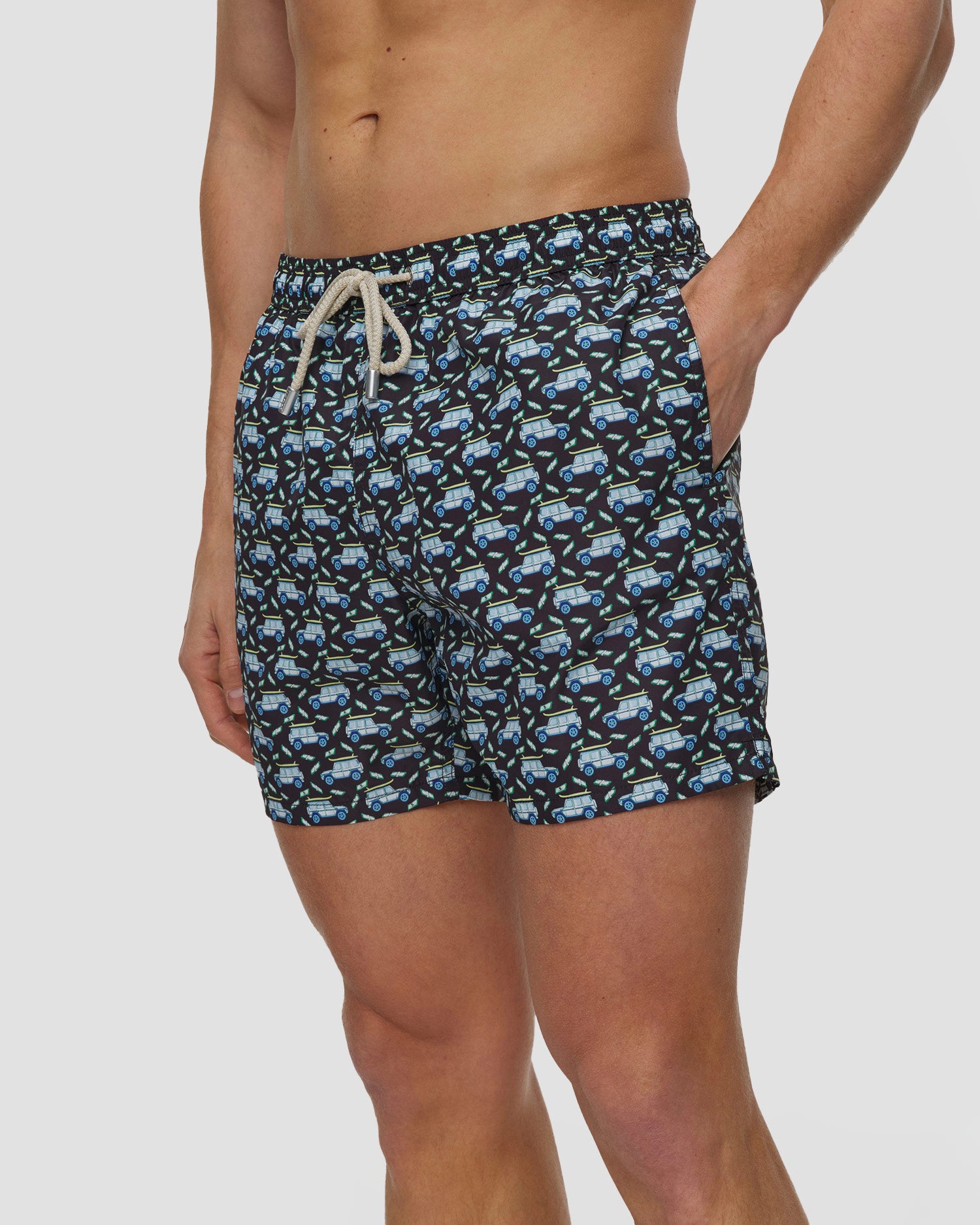 Dollar Car Swim Shorts by Saint Barth