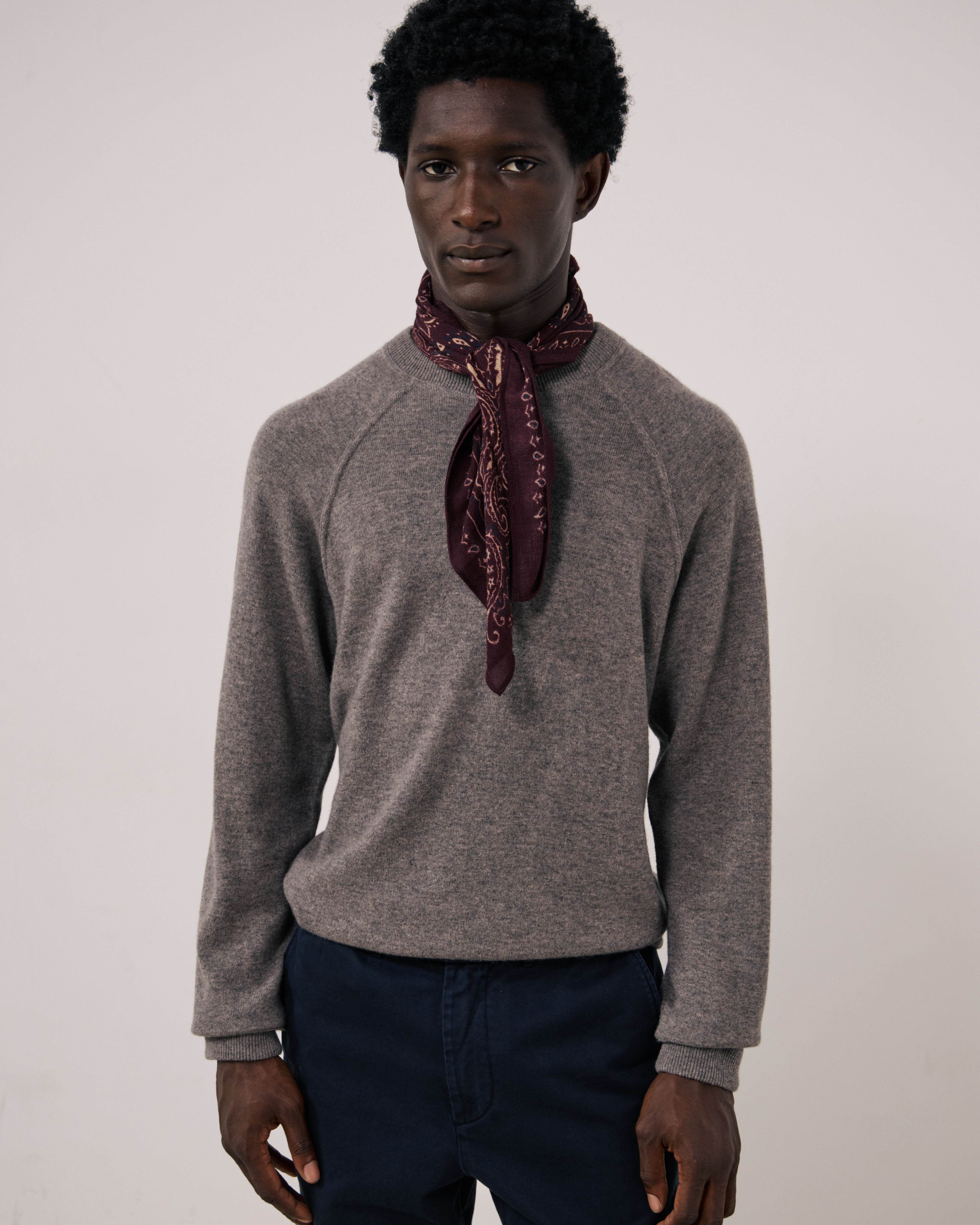 Paisley Wool Bandana by Hartford