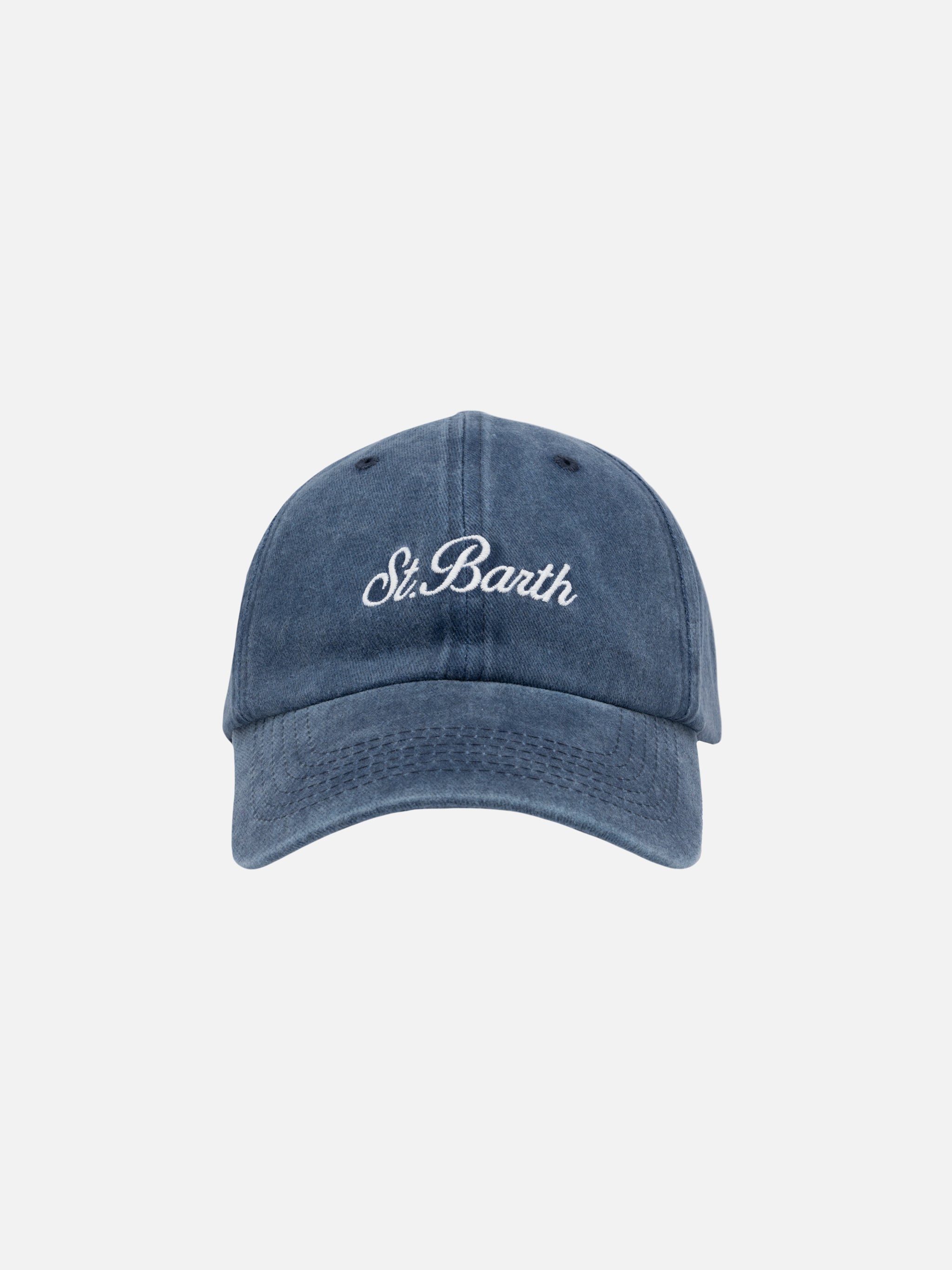 Vintage Linen Baseball cap in Navy by Saint Barth