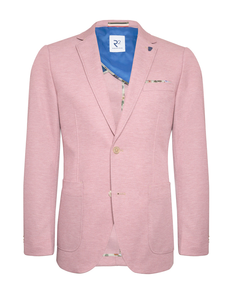 Pink jersey jacket by R2