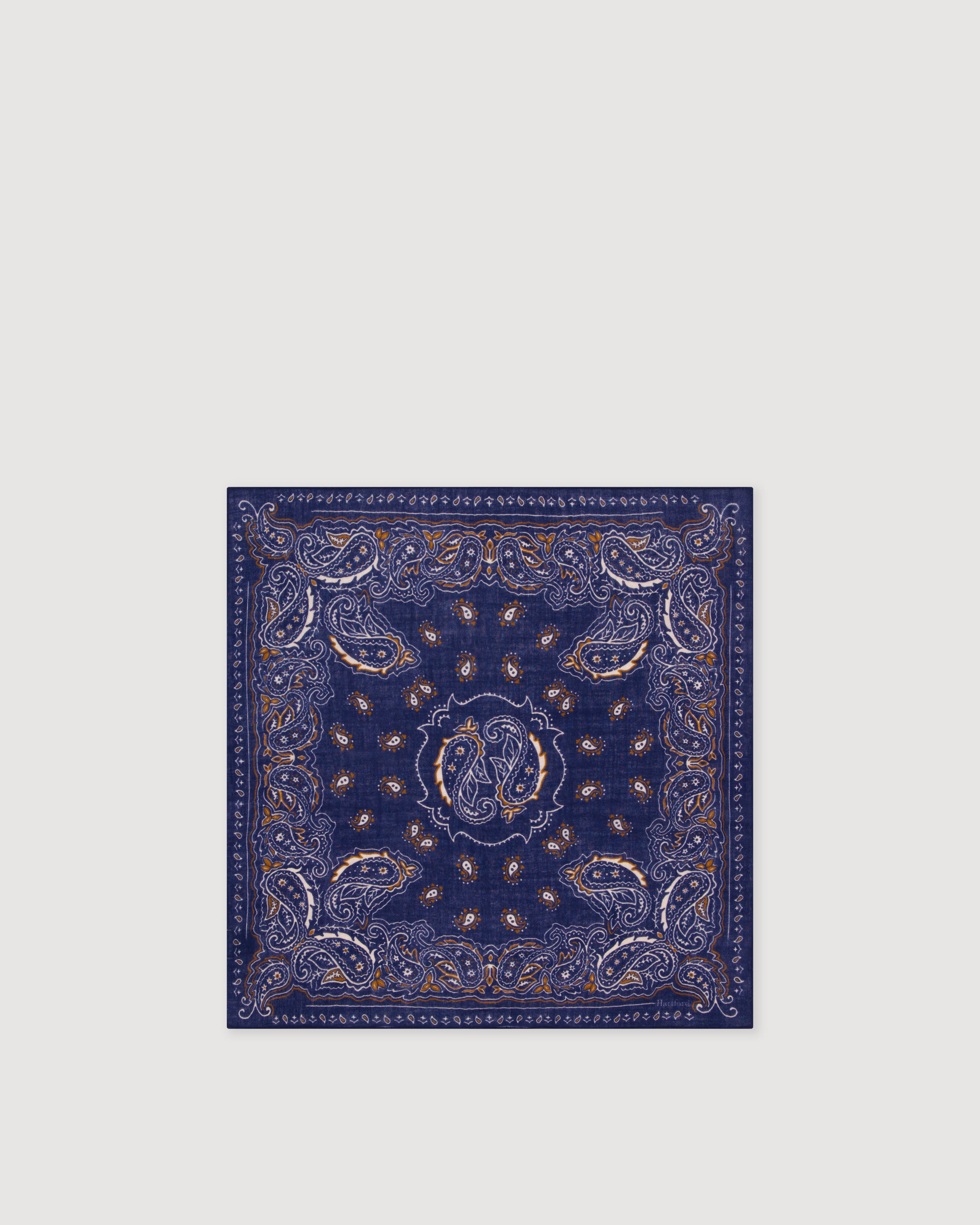 Paisley Wool Bandana by Hartford