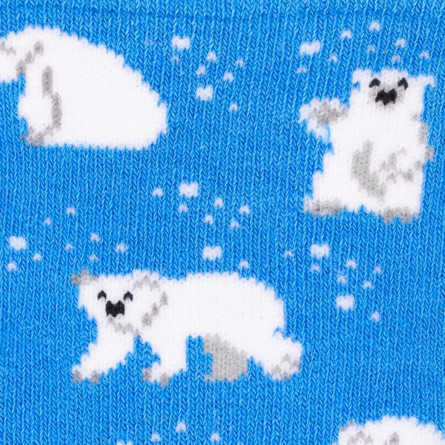 Polar Bear Bamboo Socks by Swole Panda