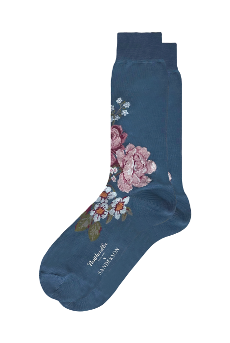 Pantherella X Sanderson in blue