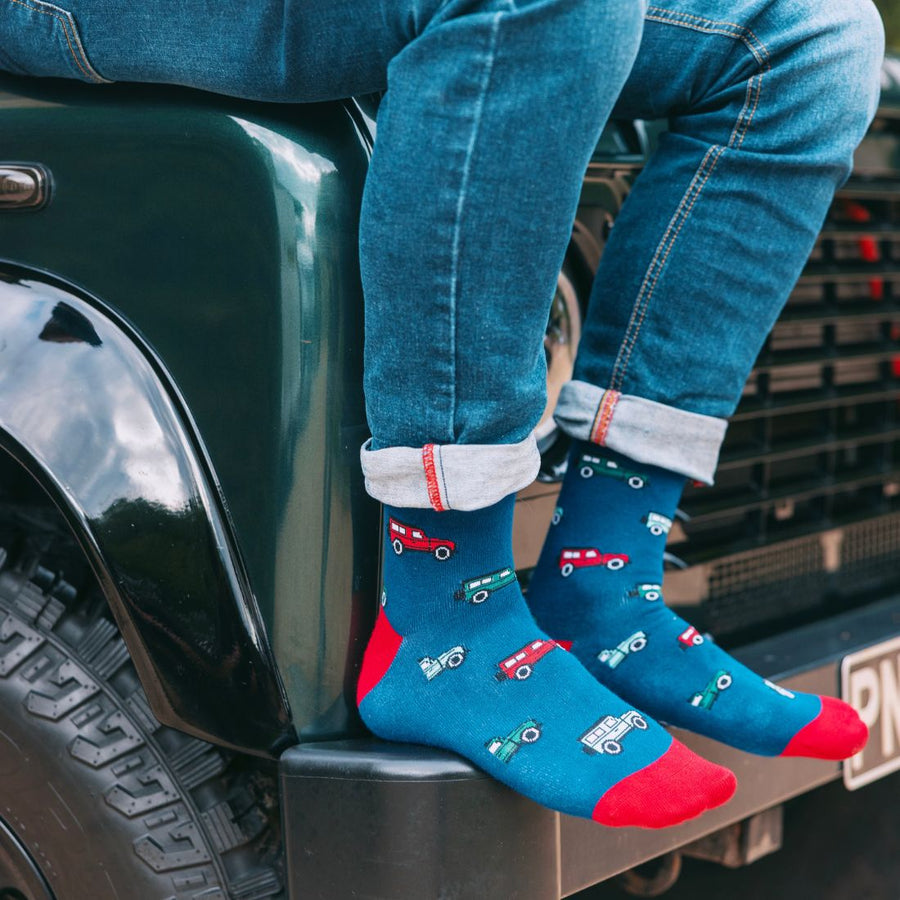 4x4 Off Roader Bamboo Socks by Swole Panda