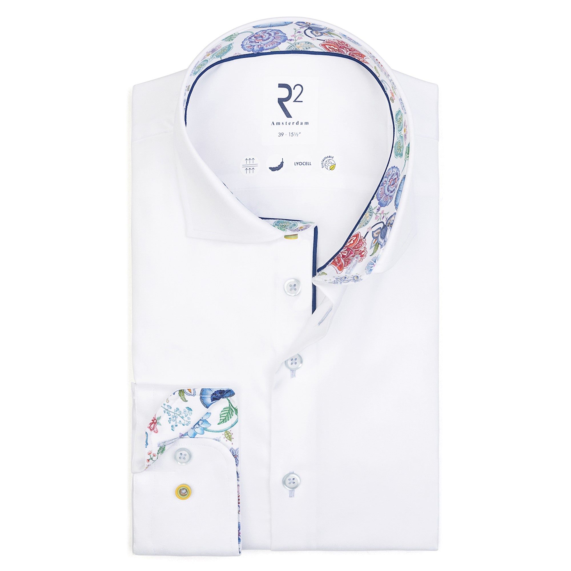White with floral detail by R2