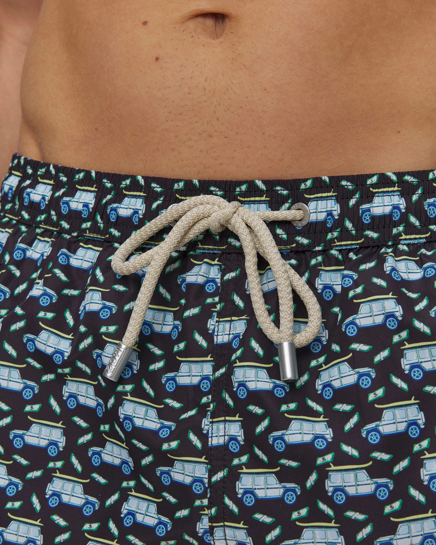 Dollar Car Swim Shorts by Saint Barth