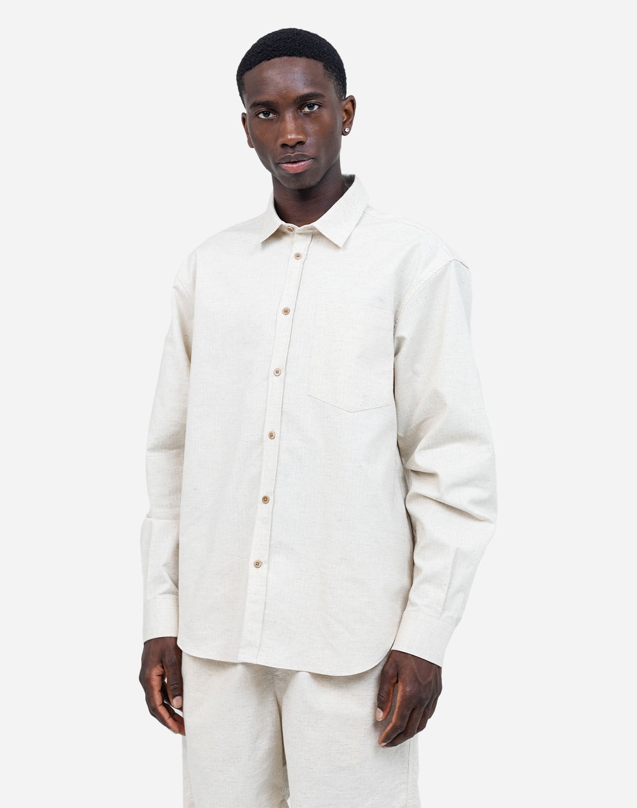 Nago Ecru Shirt by Olow