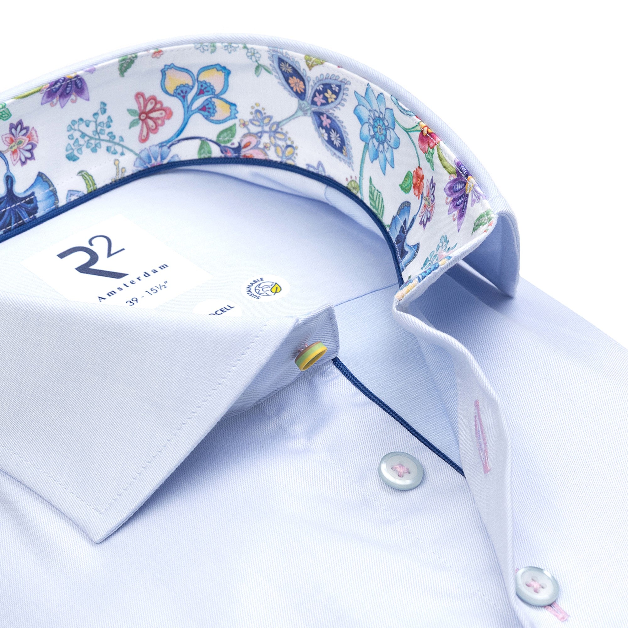 Baby Blue with floral detail by R2