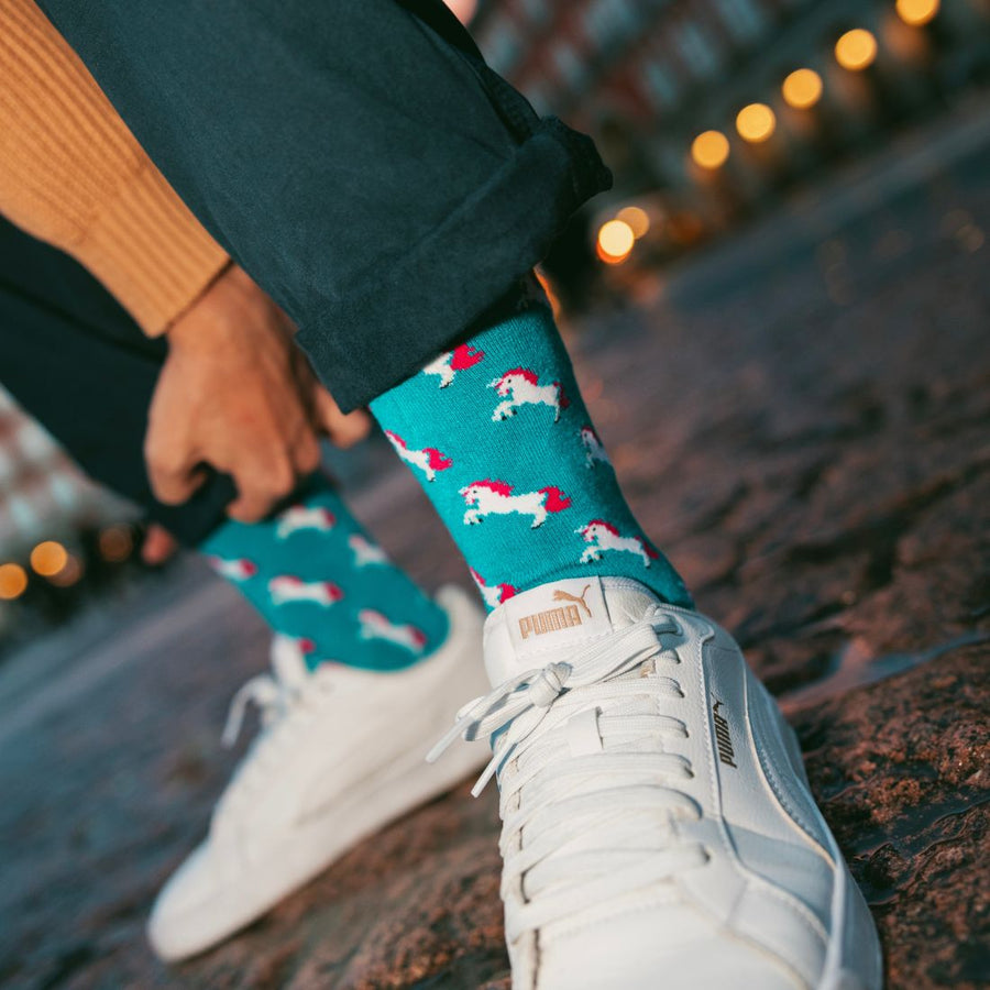 Unicorns socks by Swole Panda