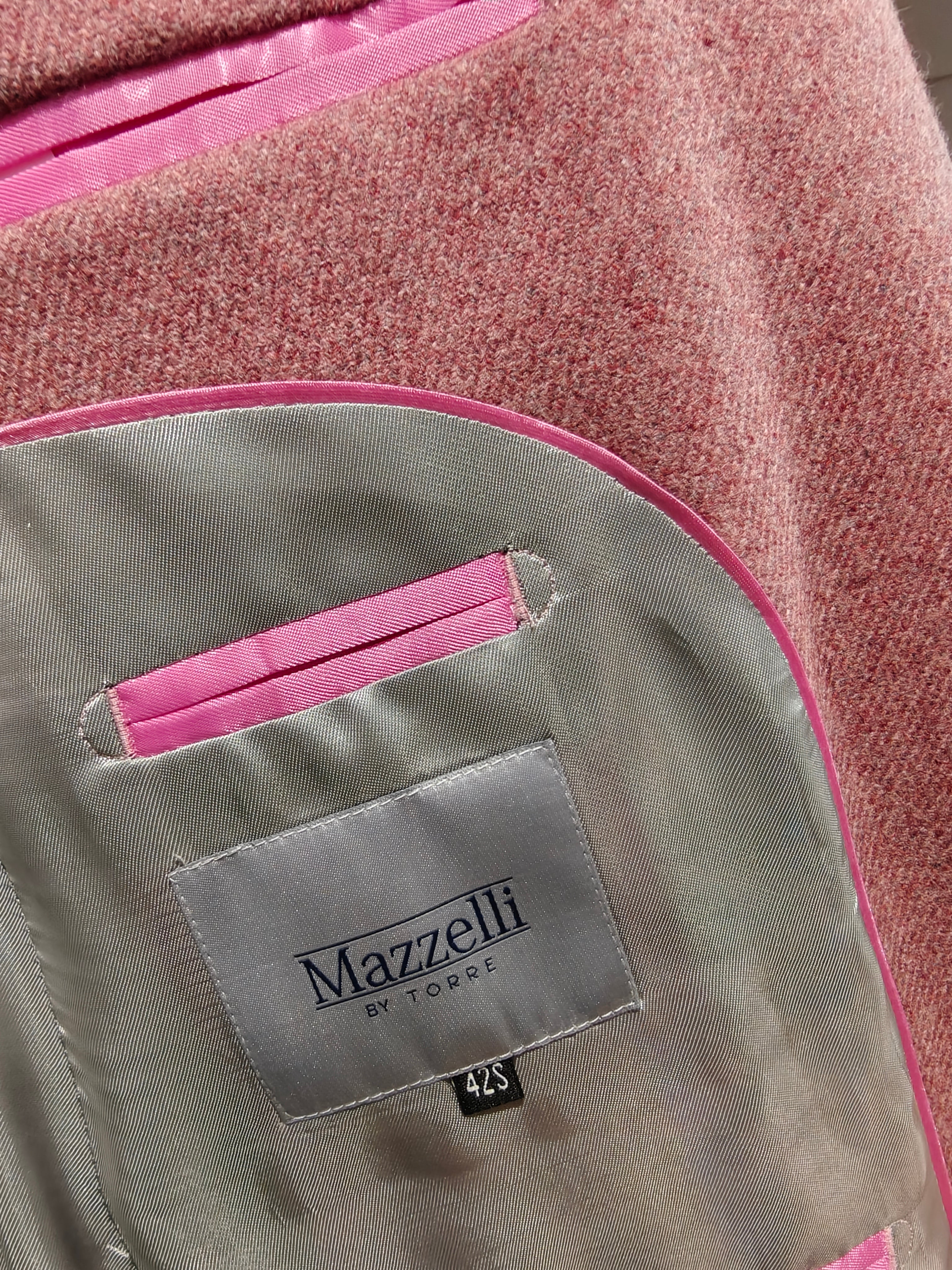 Dusty pink Italian wool by Mazzelli for Torre