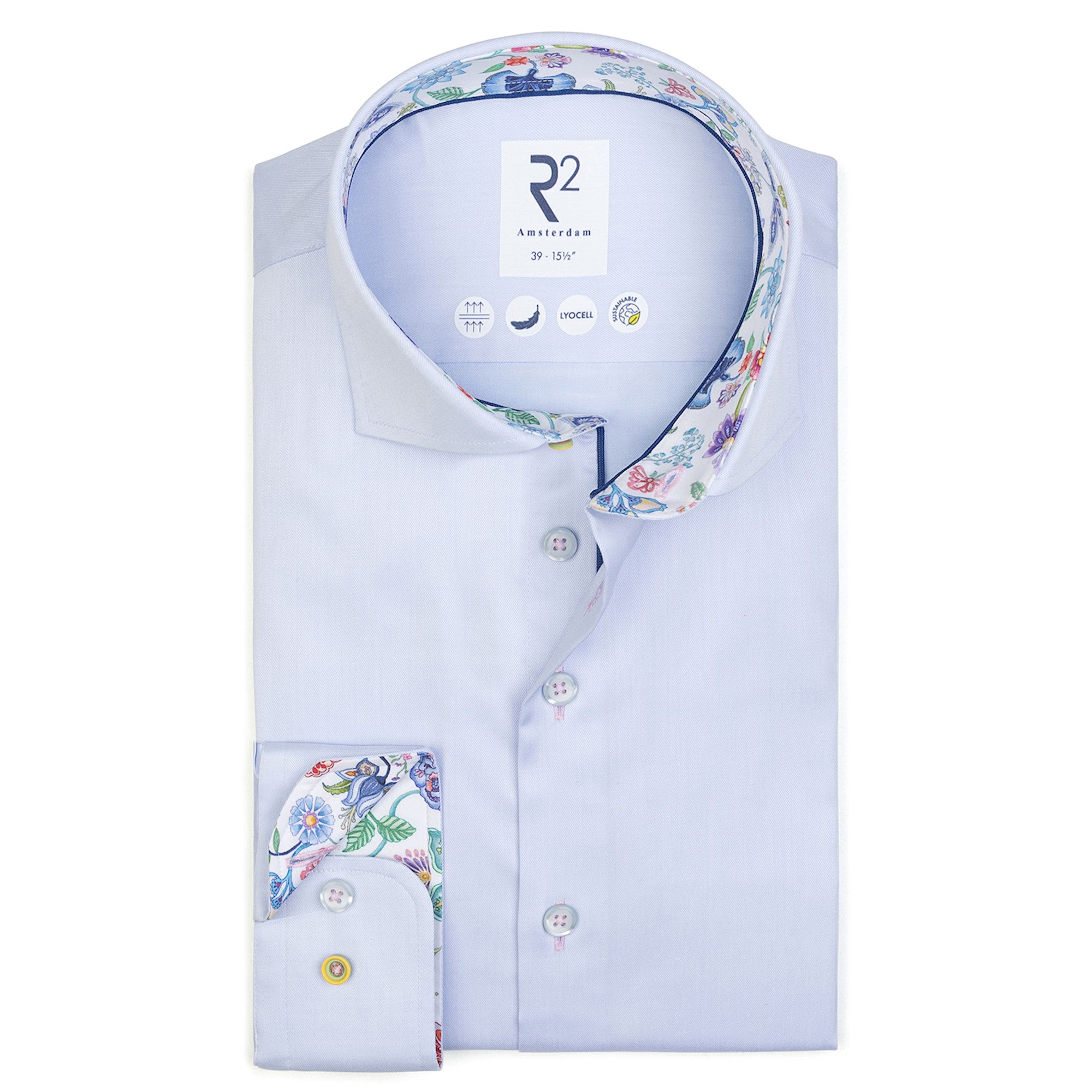 Baby Blue with floral detail by R2