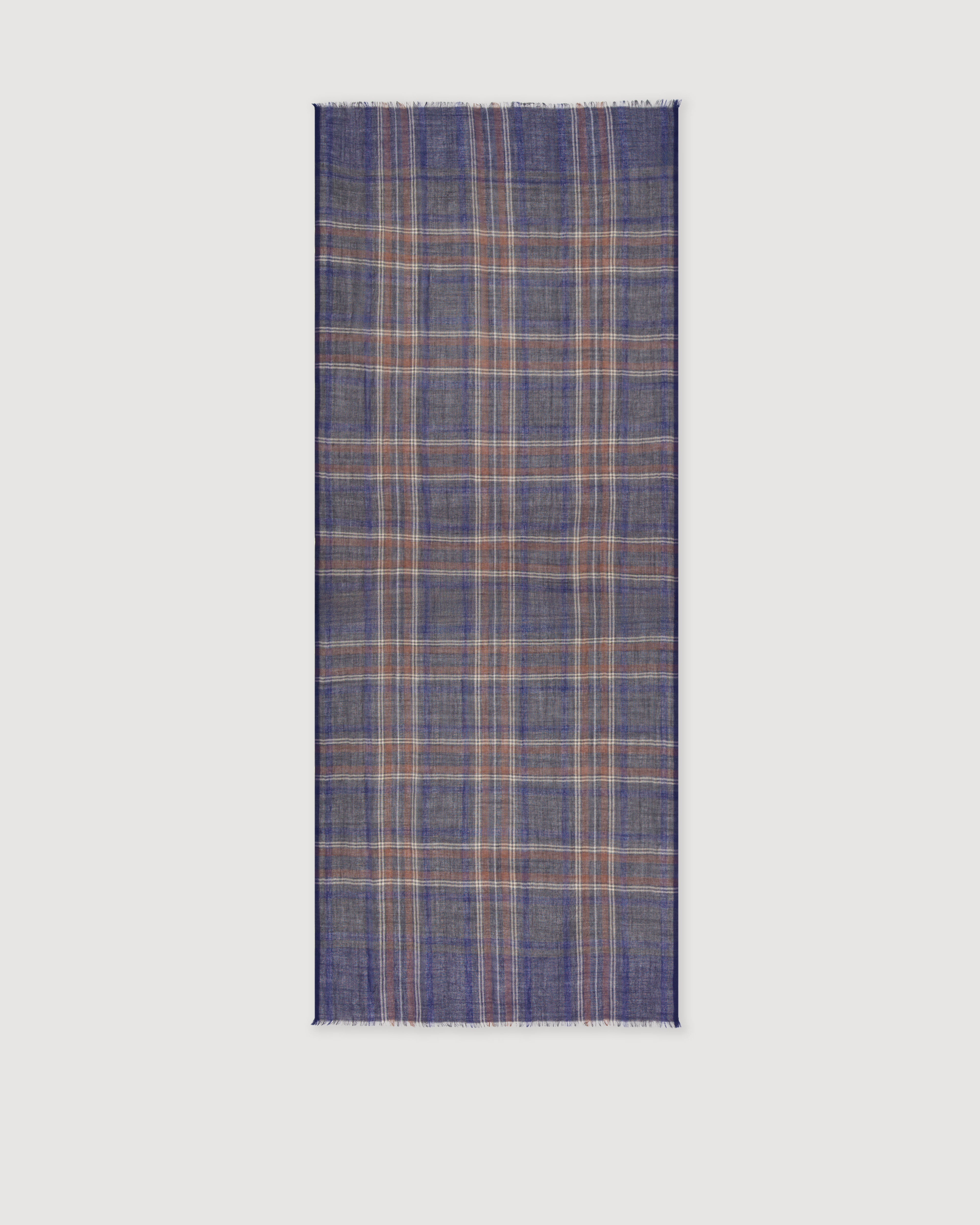 Tartan Wool Scarf by Hartford