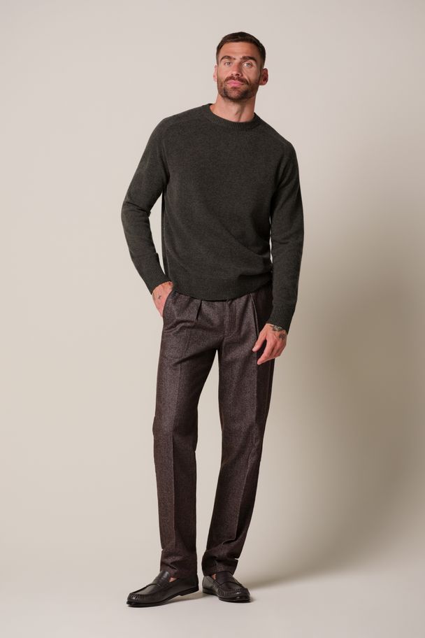 Crew Neck in Brown by Profuomo