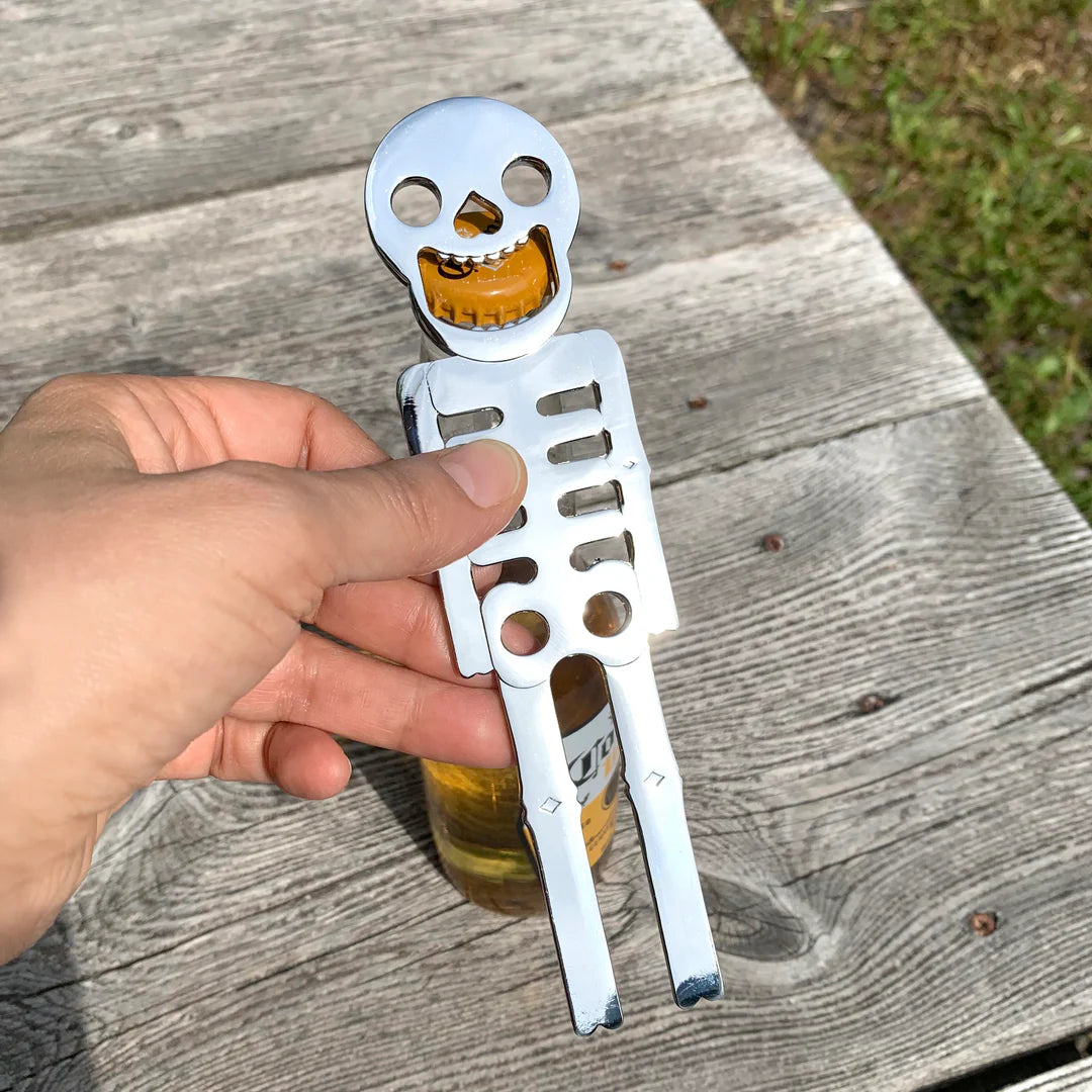Skeleton bottle opener by Kikkerland
