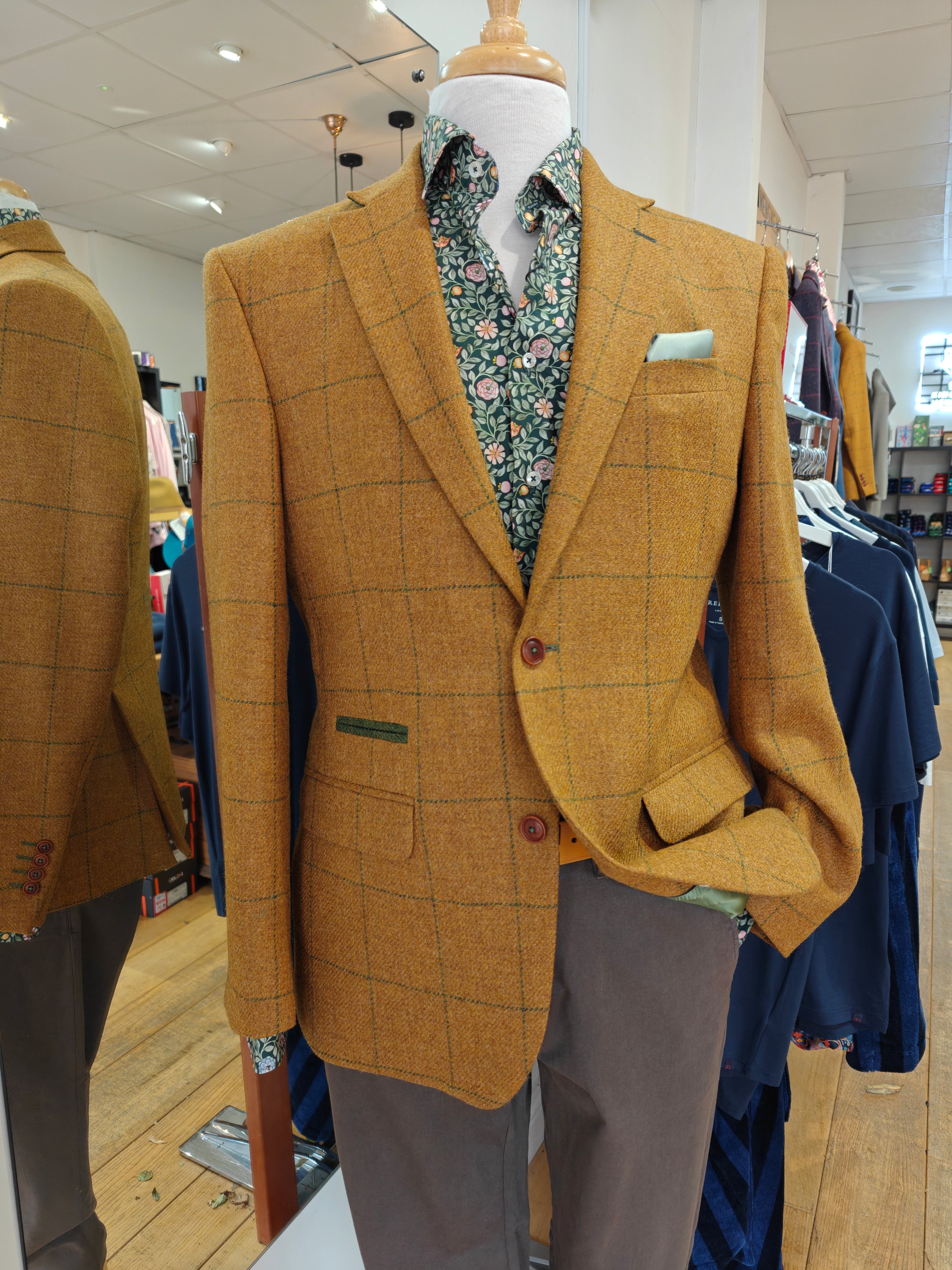 Mr Mustard tweed jacket by Mazzelli for Torre