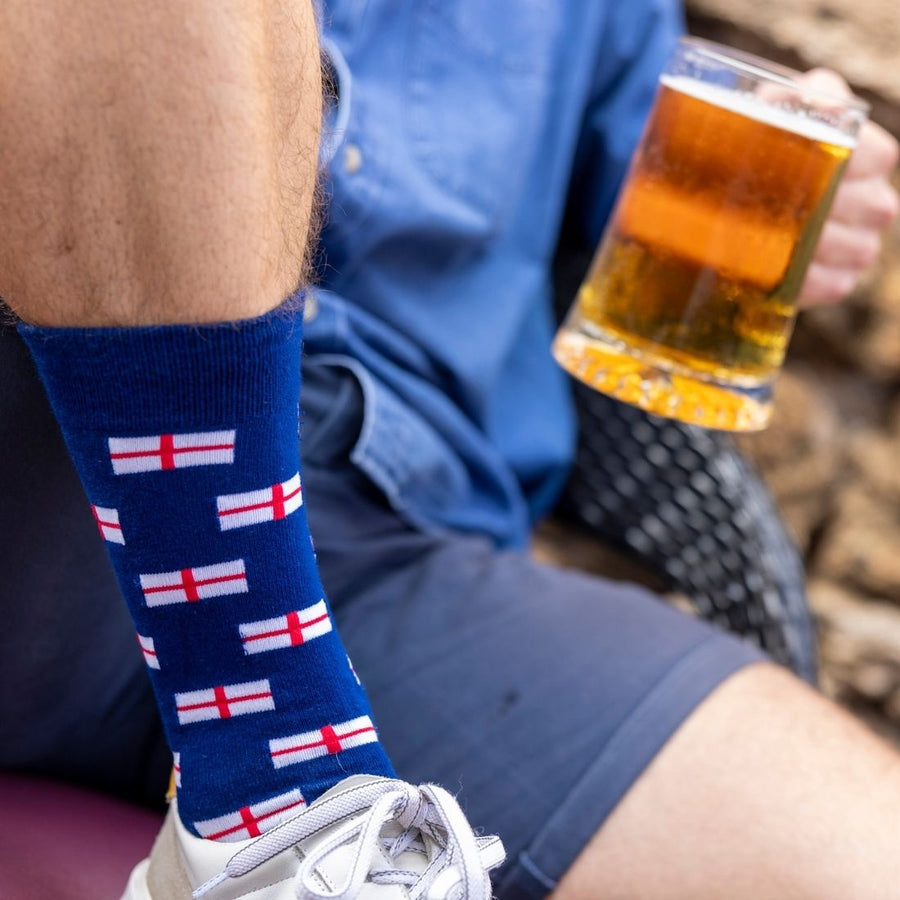 St George's Flag Socks by Swole Panda