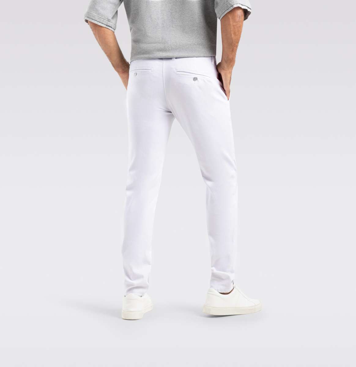 Driver Pants in White by MAC