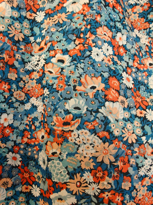 Poppy and Daisy Liberty fabric by R2