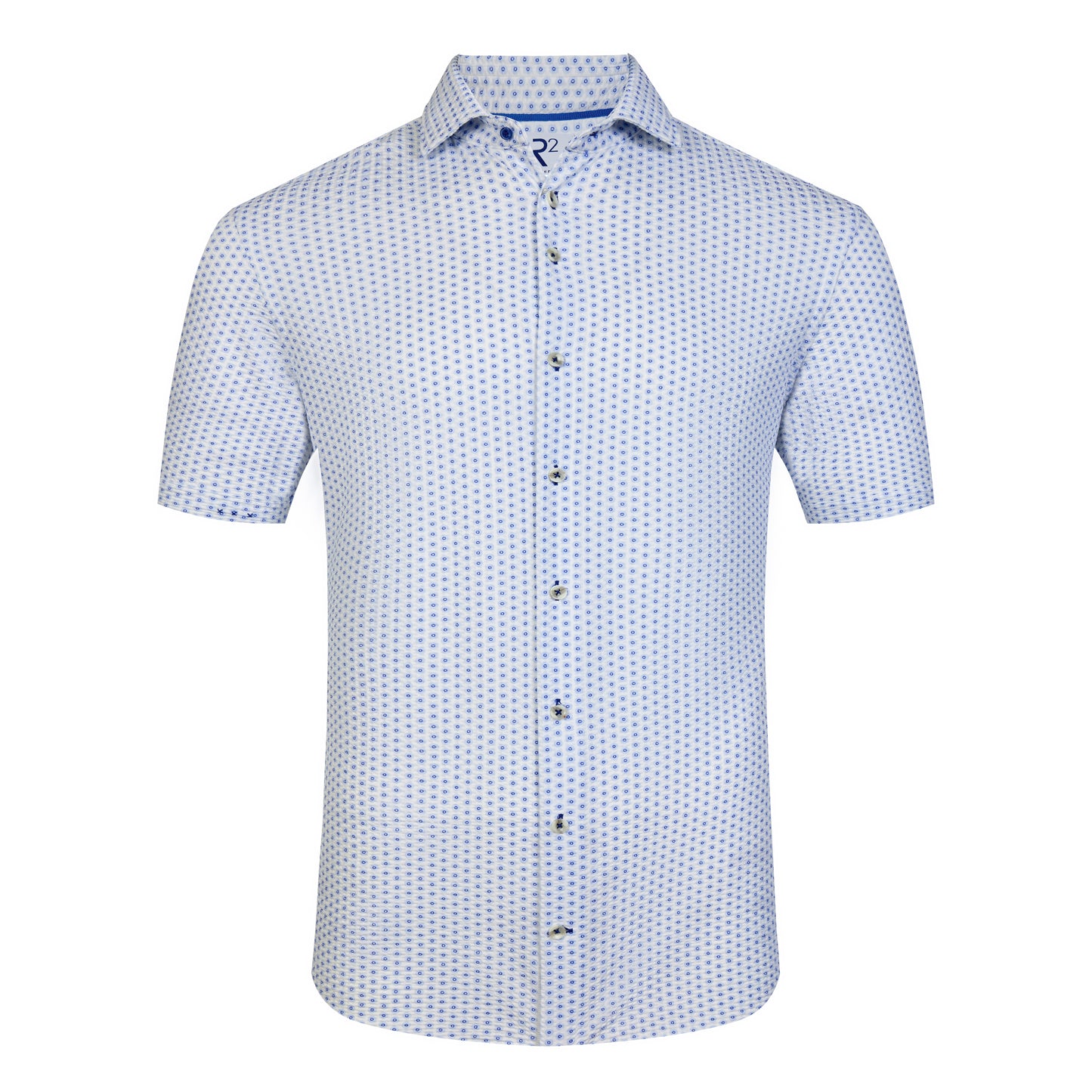 White with Blue Seersucker by R2