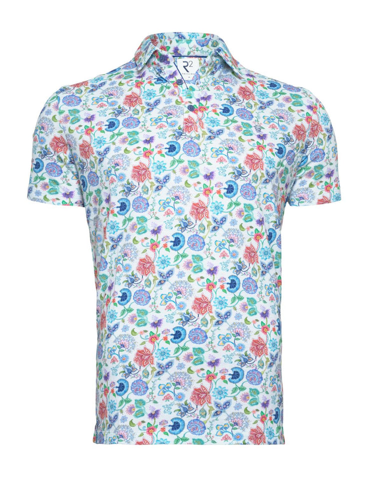 Bright Floral Polo by R2