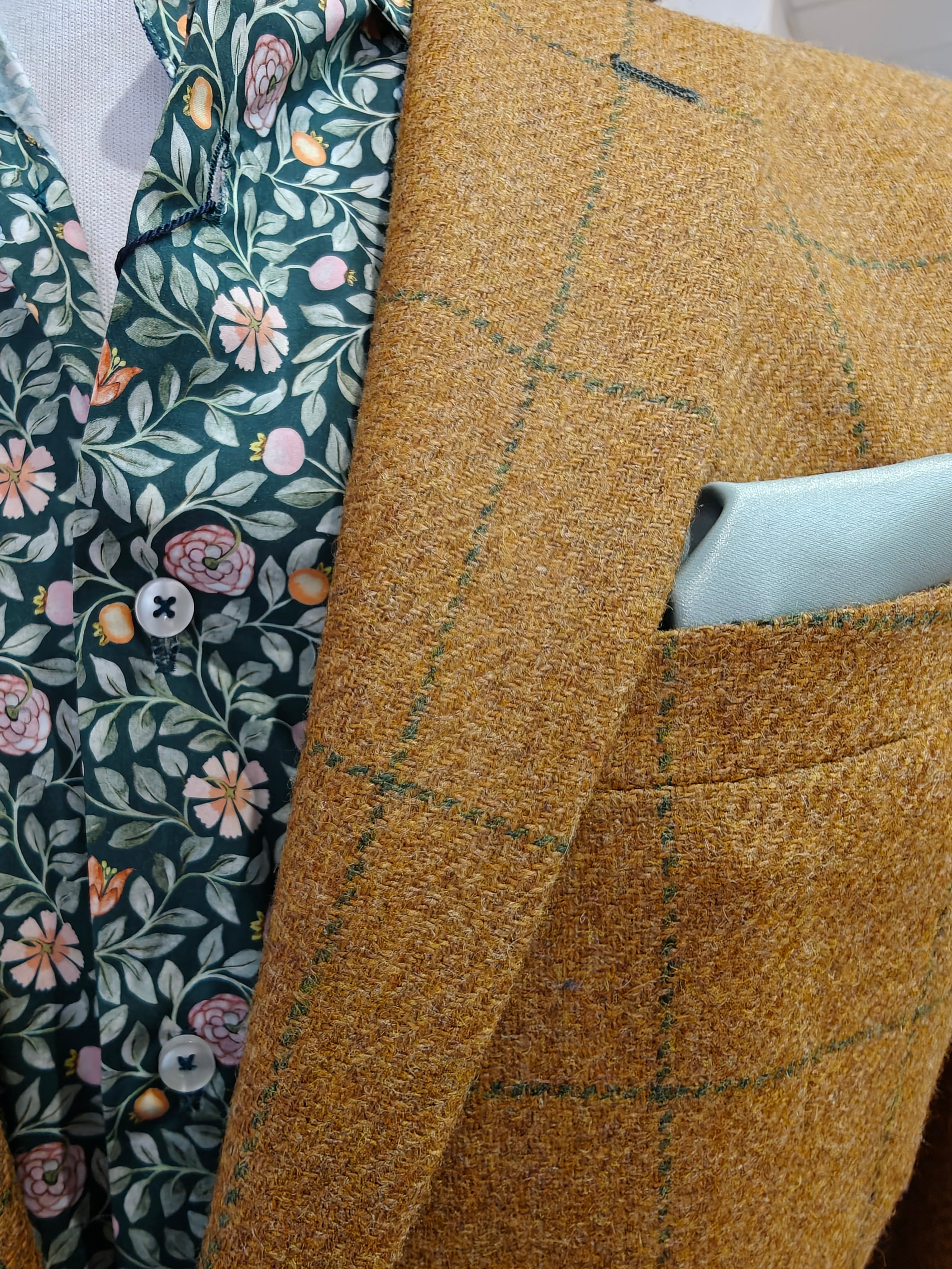 Mr Mustard tweed jacket by Mazzelli for Torre