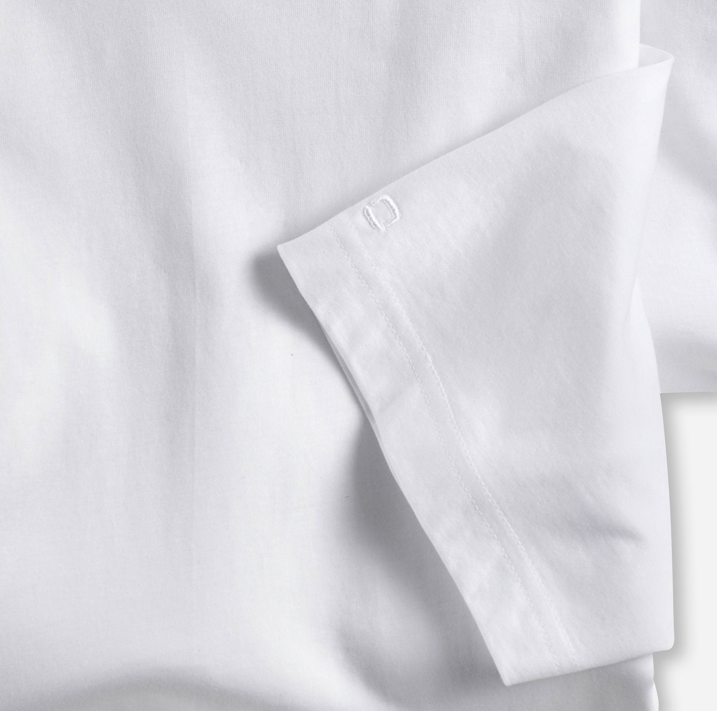 White Round Neck T-Shirt 2 Pack by OLYMP