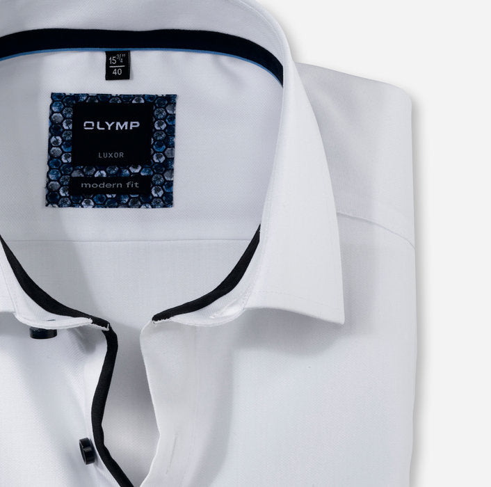 Modern fit white shirt by OLYMP