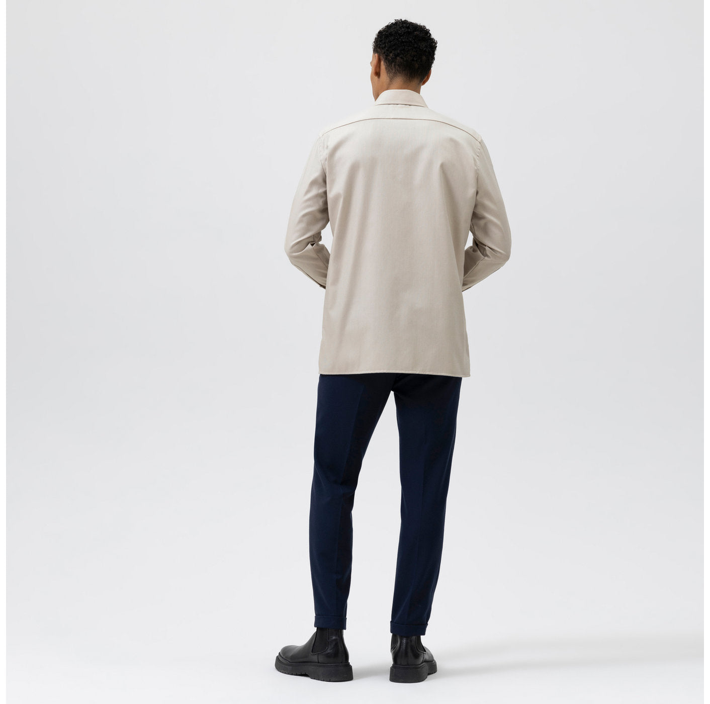 Ecru modern fit shirt by Olymp
