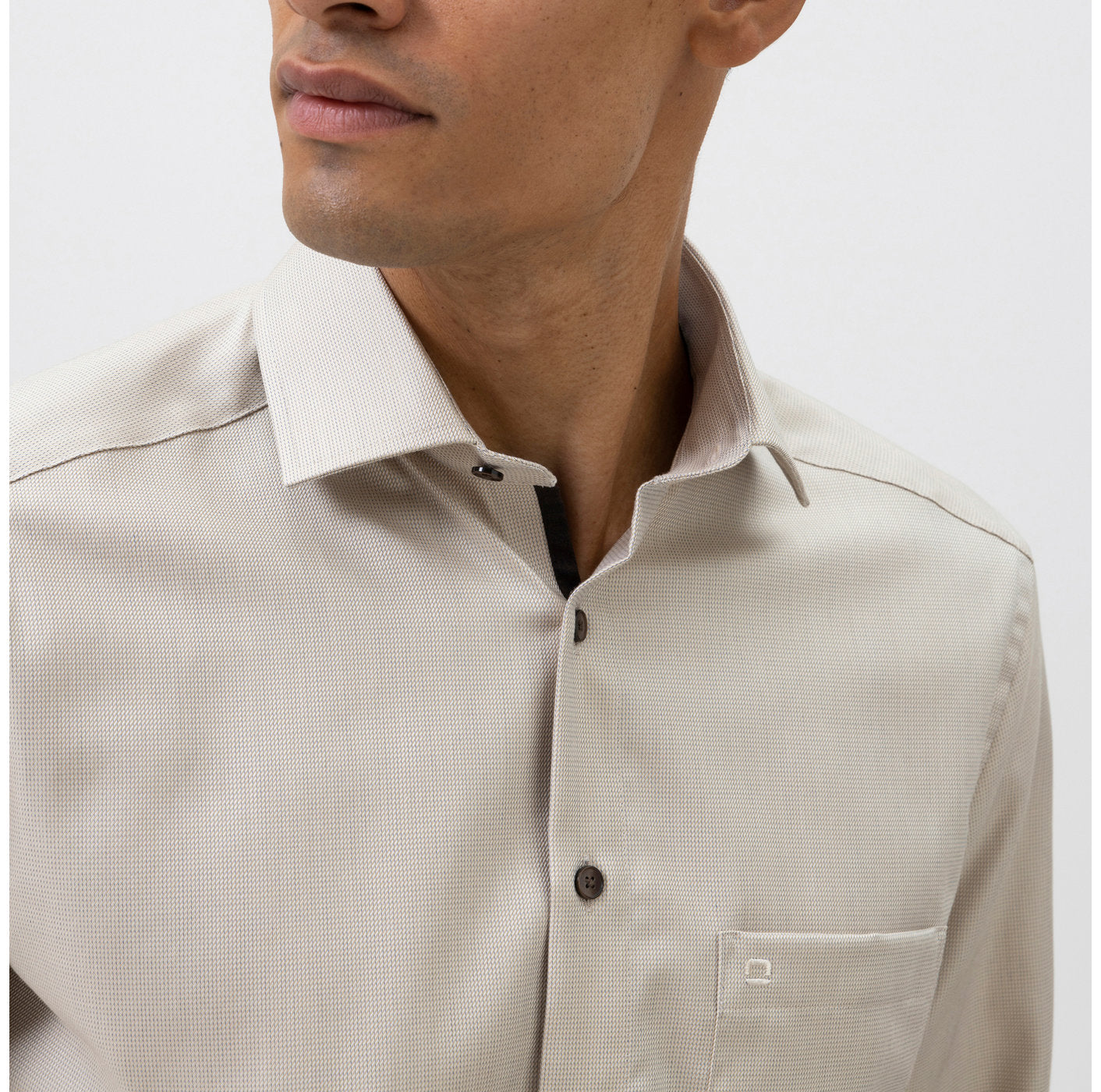 Ecru modern fit shirt by Olymp