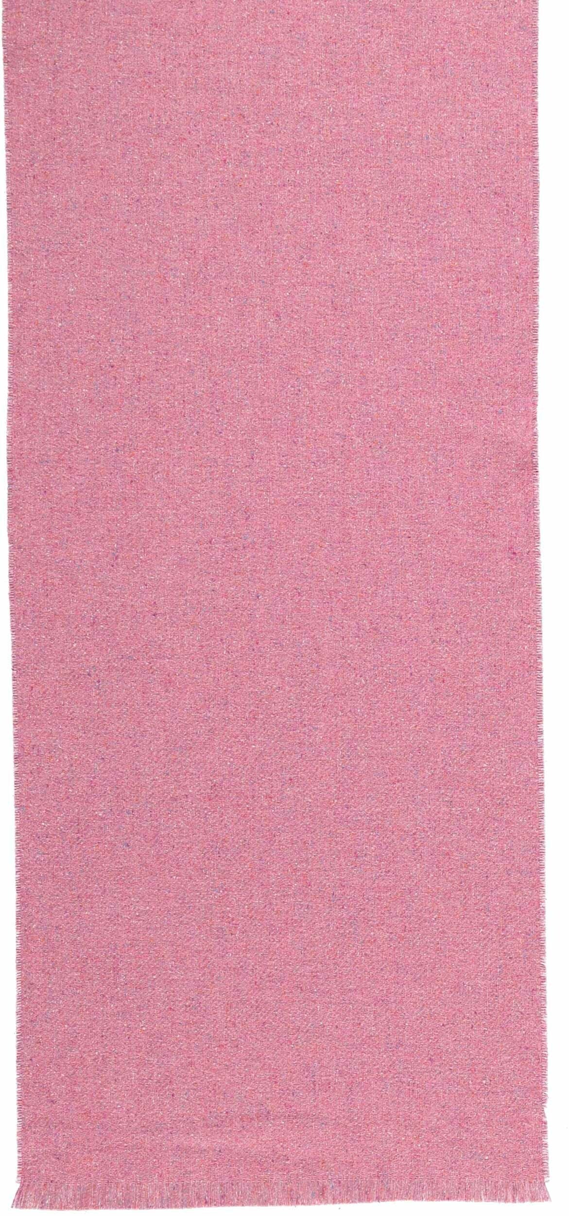 Wool blend scarf in pink by Fraas