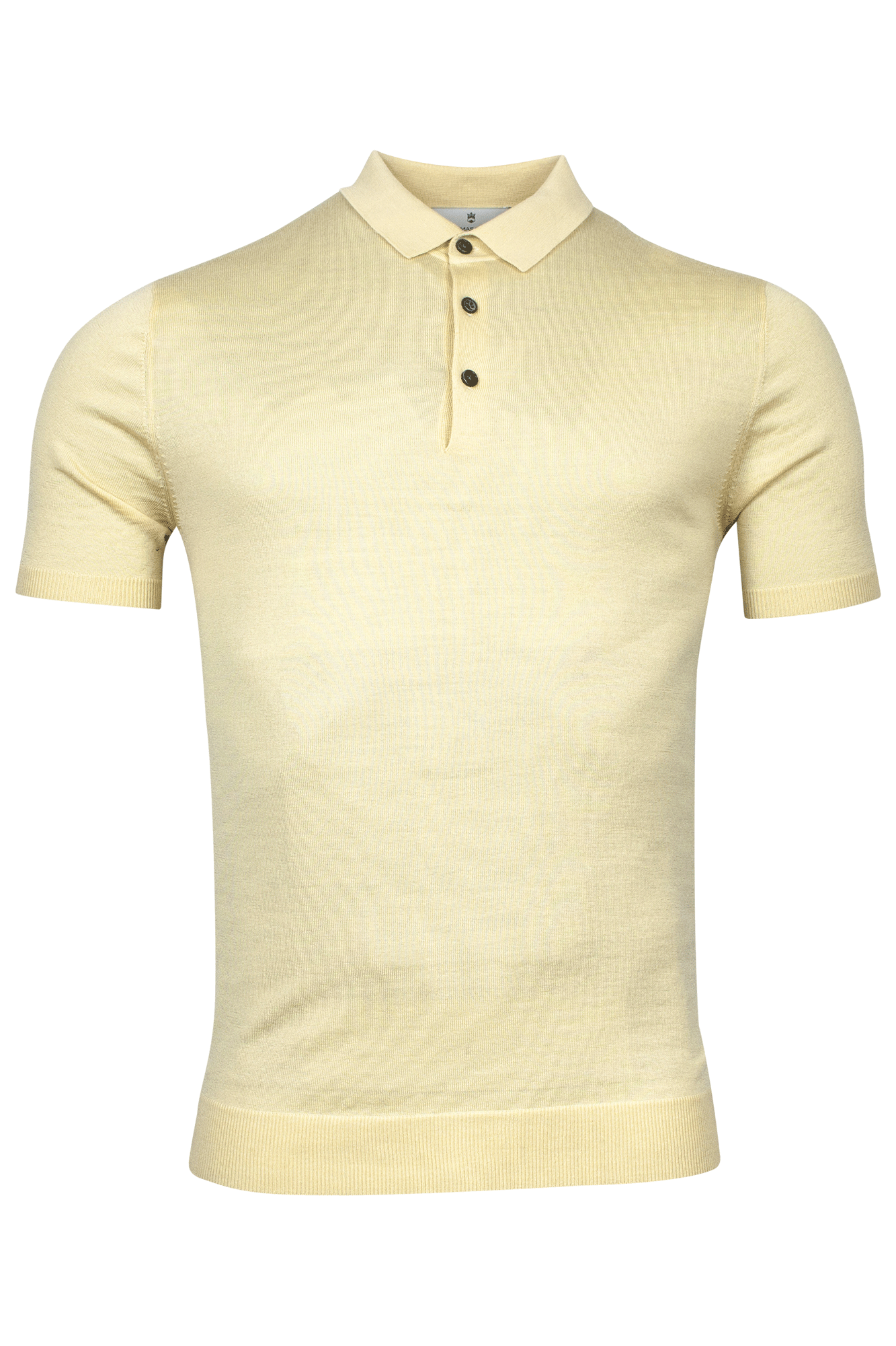 Merino polo shirt short top sleeve