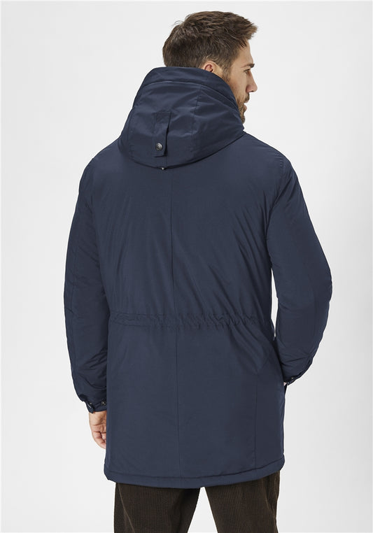 Cosy parka Avalon coat in navy by S4