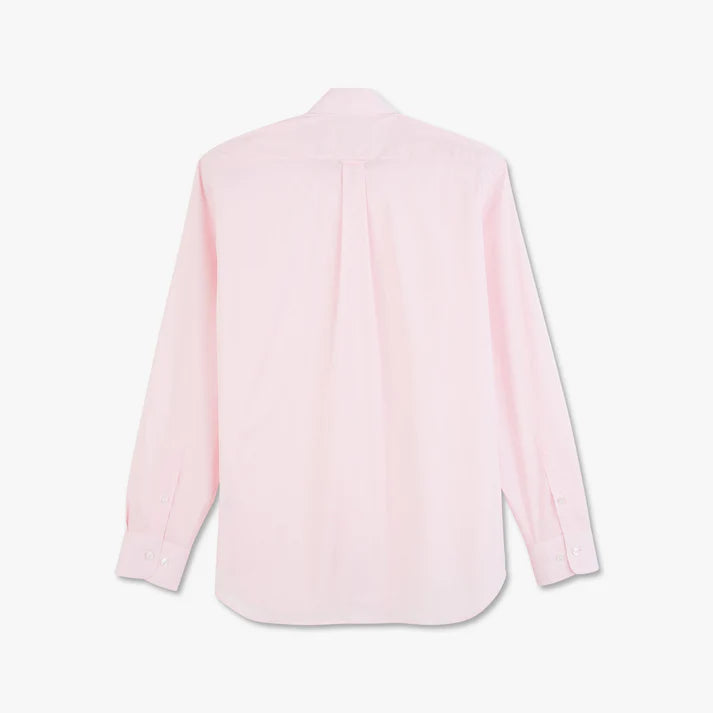 Cotton dobby shirt in rose by Eden Park