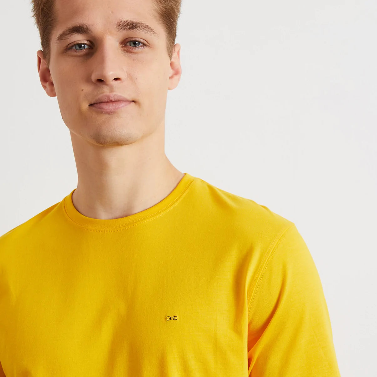 Cotton jersey t-shirt in yellow by Eden Park