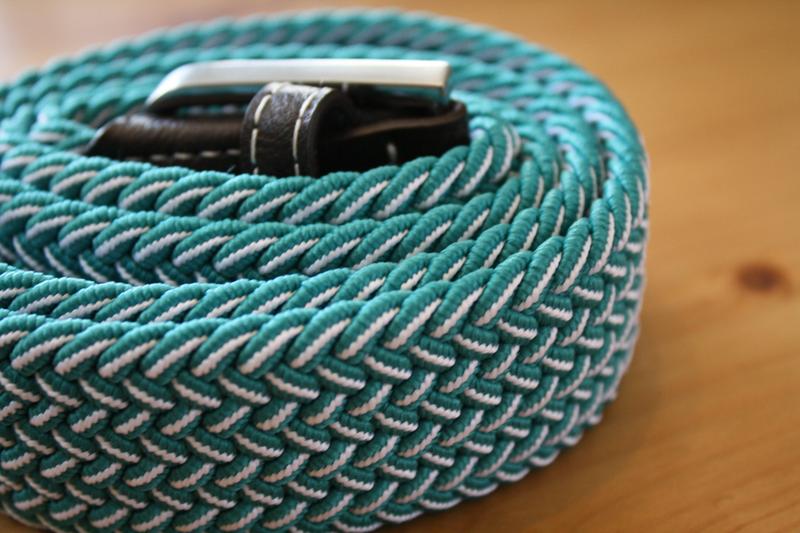 Aqua fine weave elasticated belt by Swole Panda